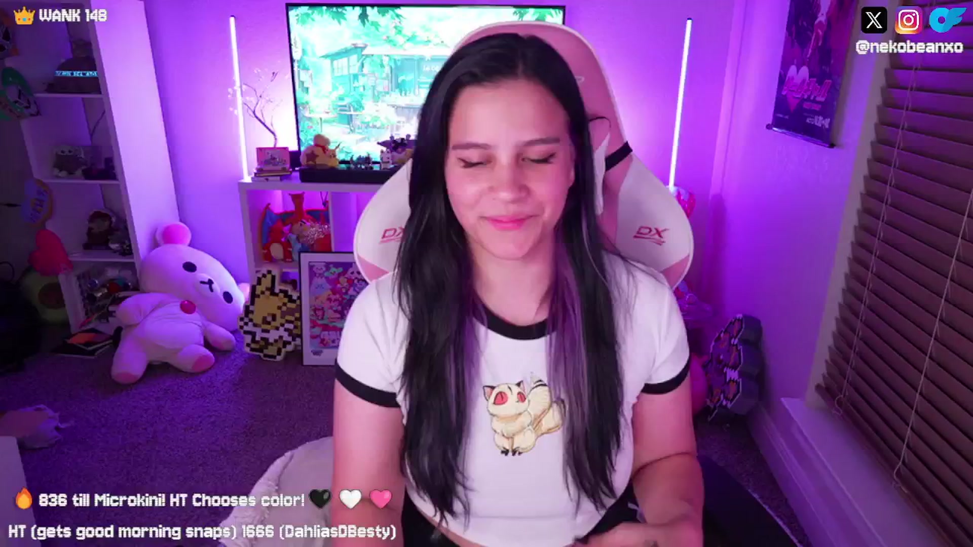 Gallery image thumbnail from Nekobeanxo's myfreecams stream on, 09/05/2024, 09:29 image 11 of 20