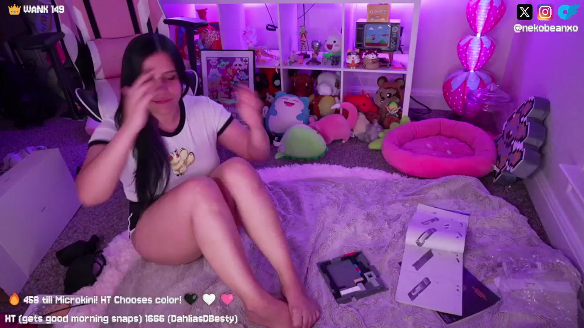 Gallery image thumbnail from Nekobeanxo's myfreecams stream on, 09/05/2024, 09:29 image 14 of 20