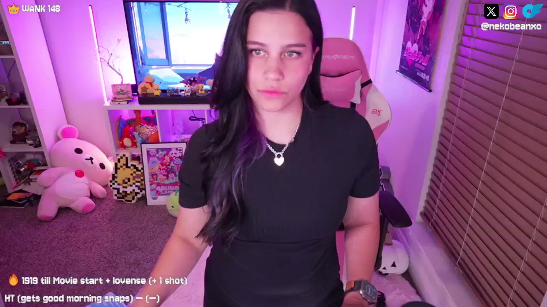 Gallery image thumbnail from Nekobeanxo's myfreecams stream on, 09/08/2024, 06:39 image 1 of 20