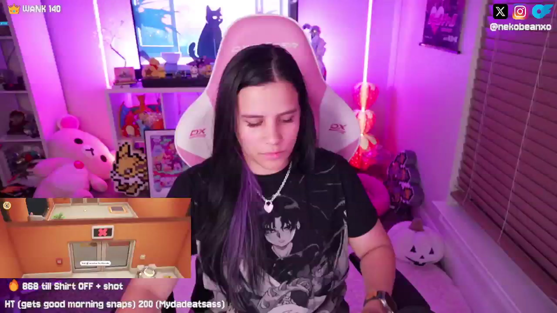 Gallery image thumbnail from Nekobeanxo's myfreecams stream on, 09/10/2024, 04:15 image 7 of 20