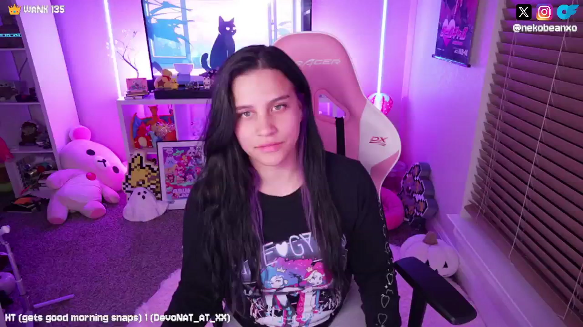 Gallery image thumbnail from Nekobeanxo's myfreecams stream on, 09/11/2024, 05:00 image 1 of 20