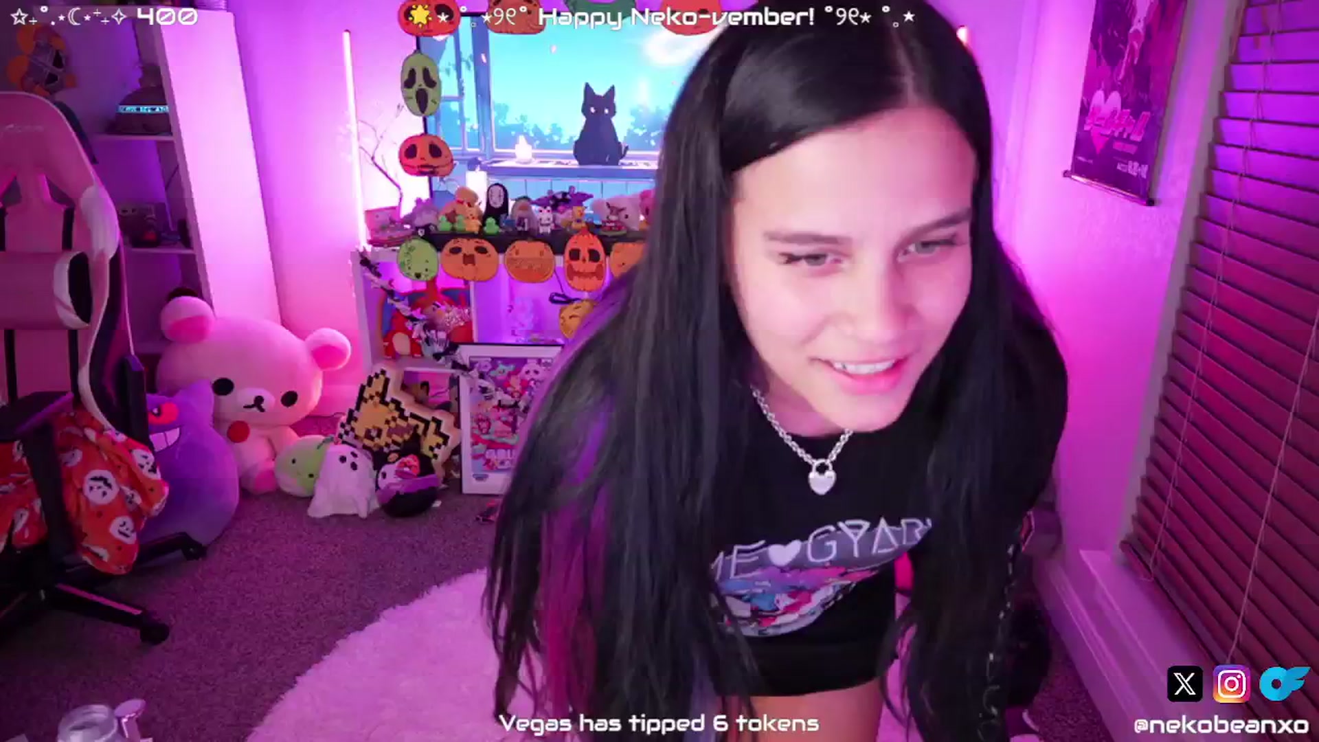 Gallery image thumbnail from Nekobeanxo's myfreecams stream on, 11/03/2024, 04:18 image 6 of 20