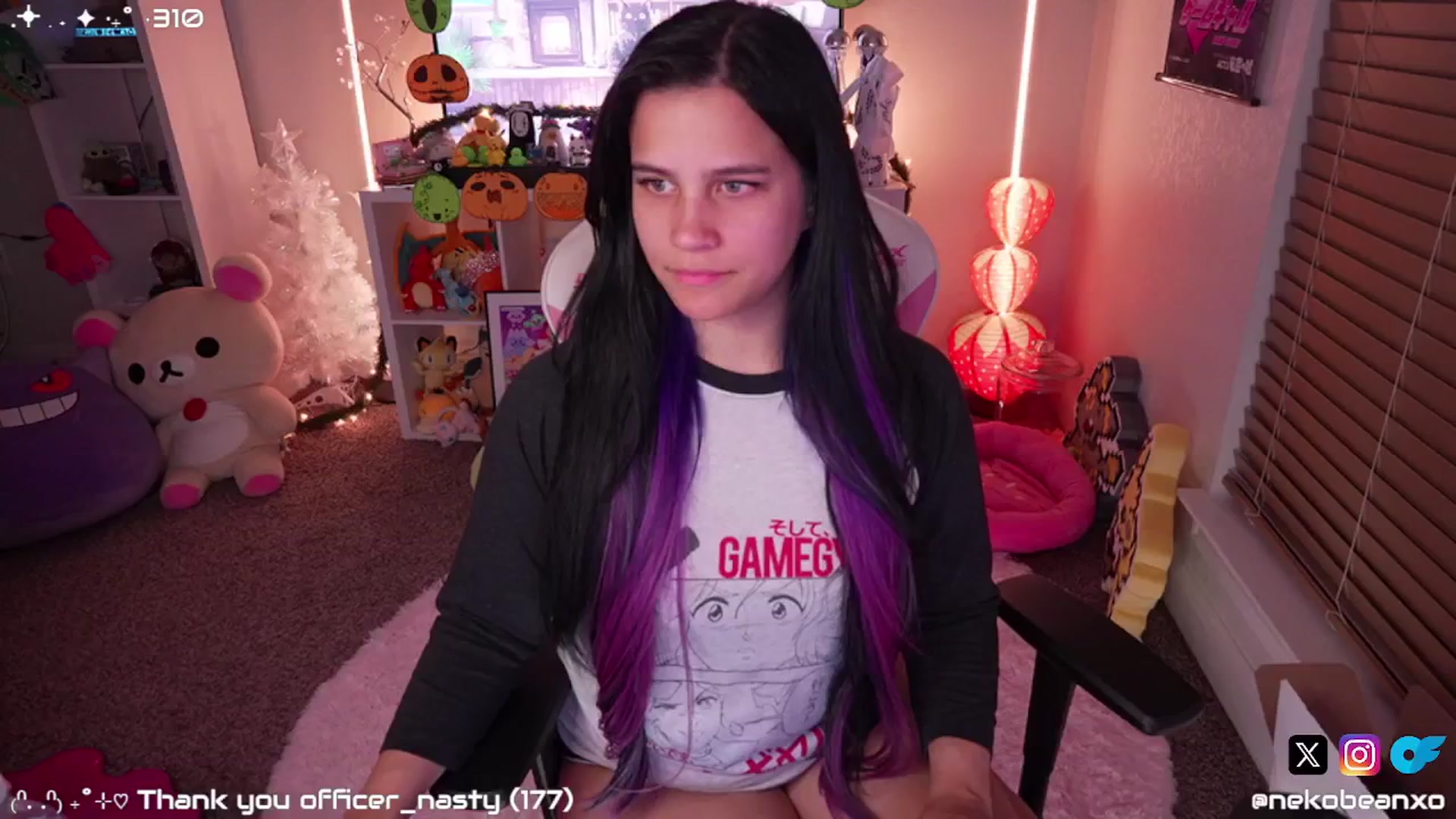 Gallery image thumbnail from Nekobeanxo's myfreecams stream on, 11/22/2024, 04:48 image 8 of 20