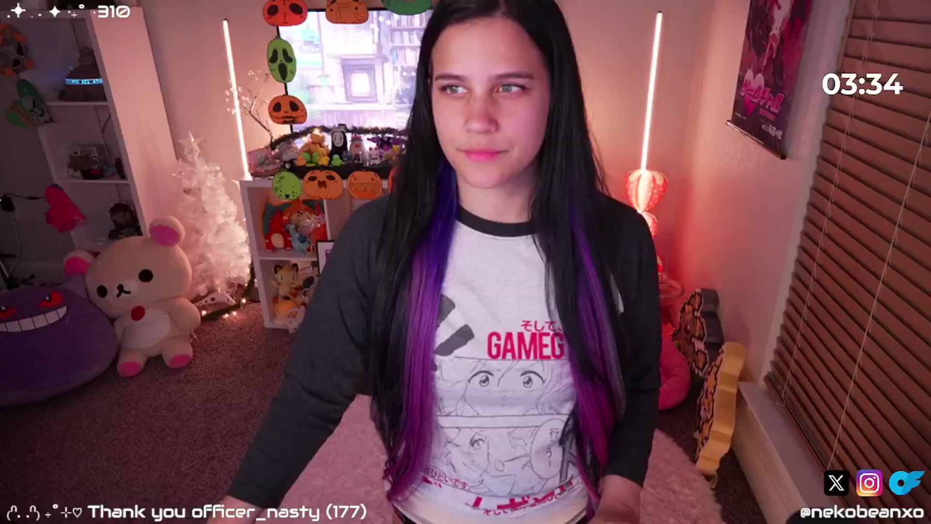 Gallery image thumbnail from Nekobeanxo's myfreecams stream on, 11/22/2024, 04:48 image 4 of 20