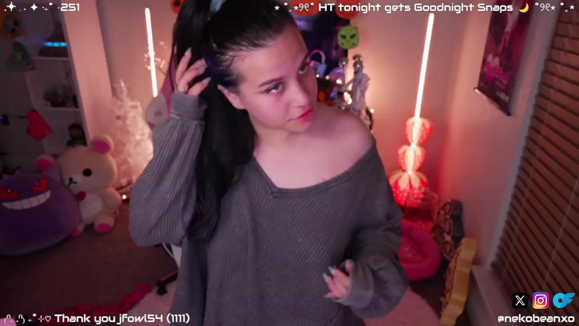 Gallery image thumbnail from Nekobeanxo's myfreecams stream on, 11/23/2024, 08:16 image 1 of 20