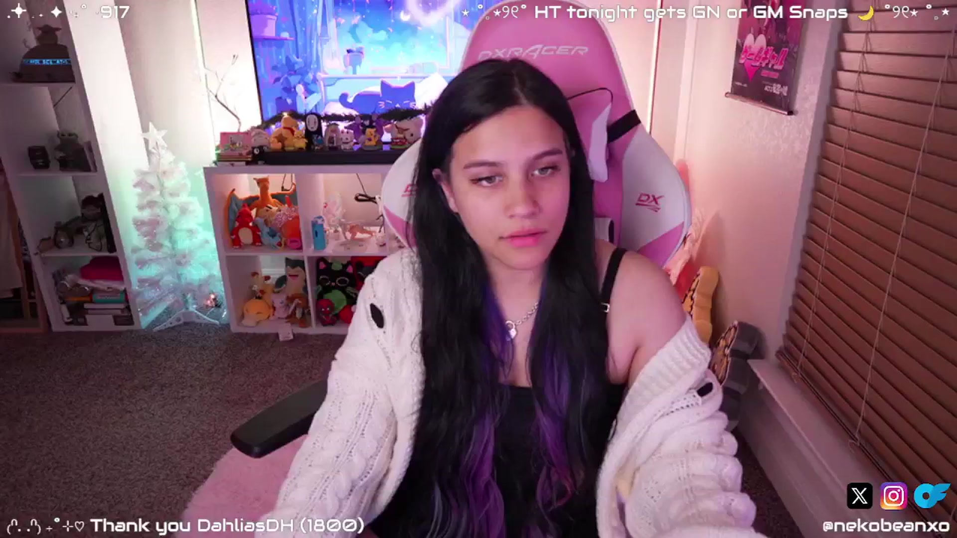 Gallery image thumbnail from Nekobeanxo's myfreecams stream on, 12/07/2024, 04:02 image 6 of 20