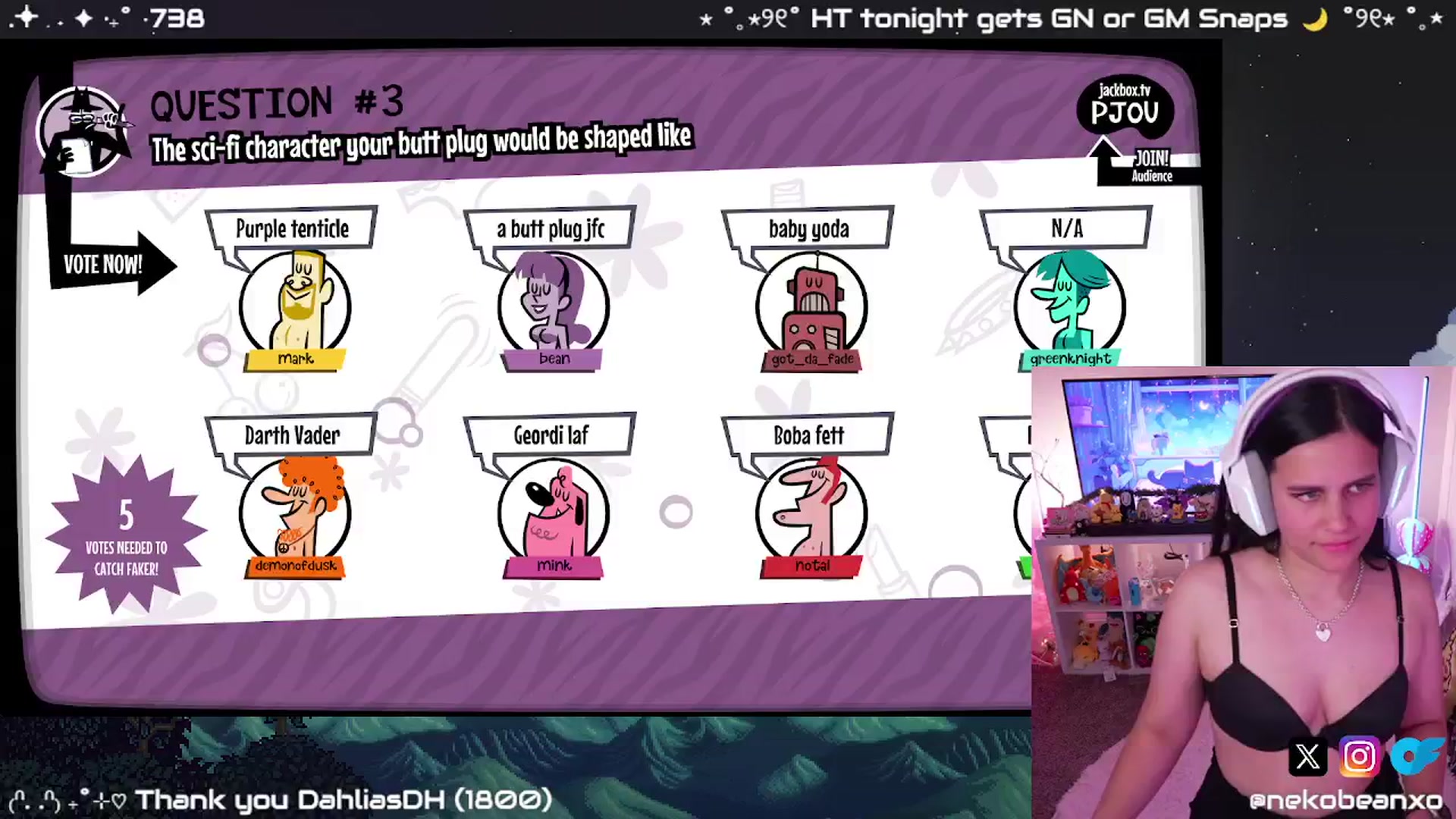 Gallery image thumbnail from Nekobeanxo's myfreecams stream on, 12/07/2024, 07:08 image 1 of 20