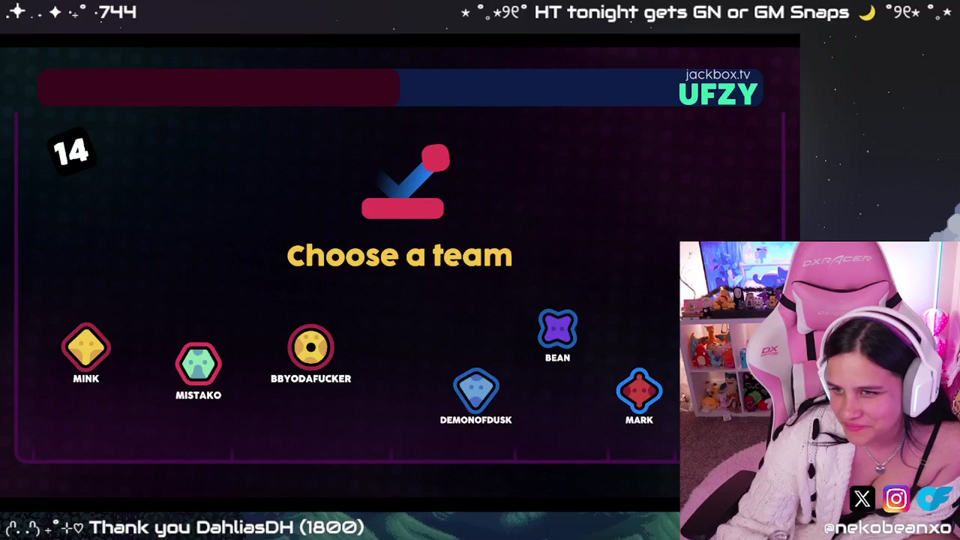 Gallery image thumbnail from Nekobeanxo's myfreecams stream on, 12/07/2024, 07:08 image 10 of 20
