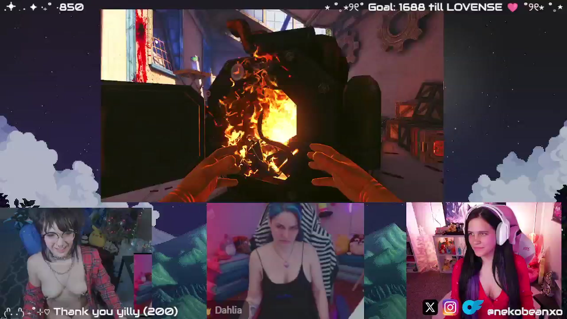 Gallery image thumbnail from Nekobeanxo's myfreecams stream on, 12/12/2024, 05:43 image 8 of 20