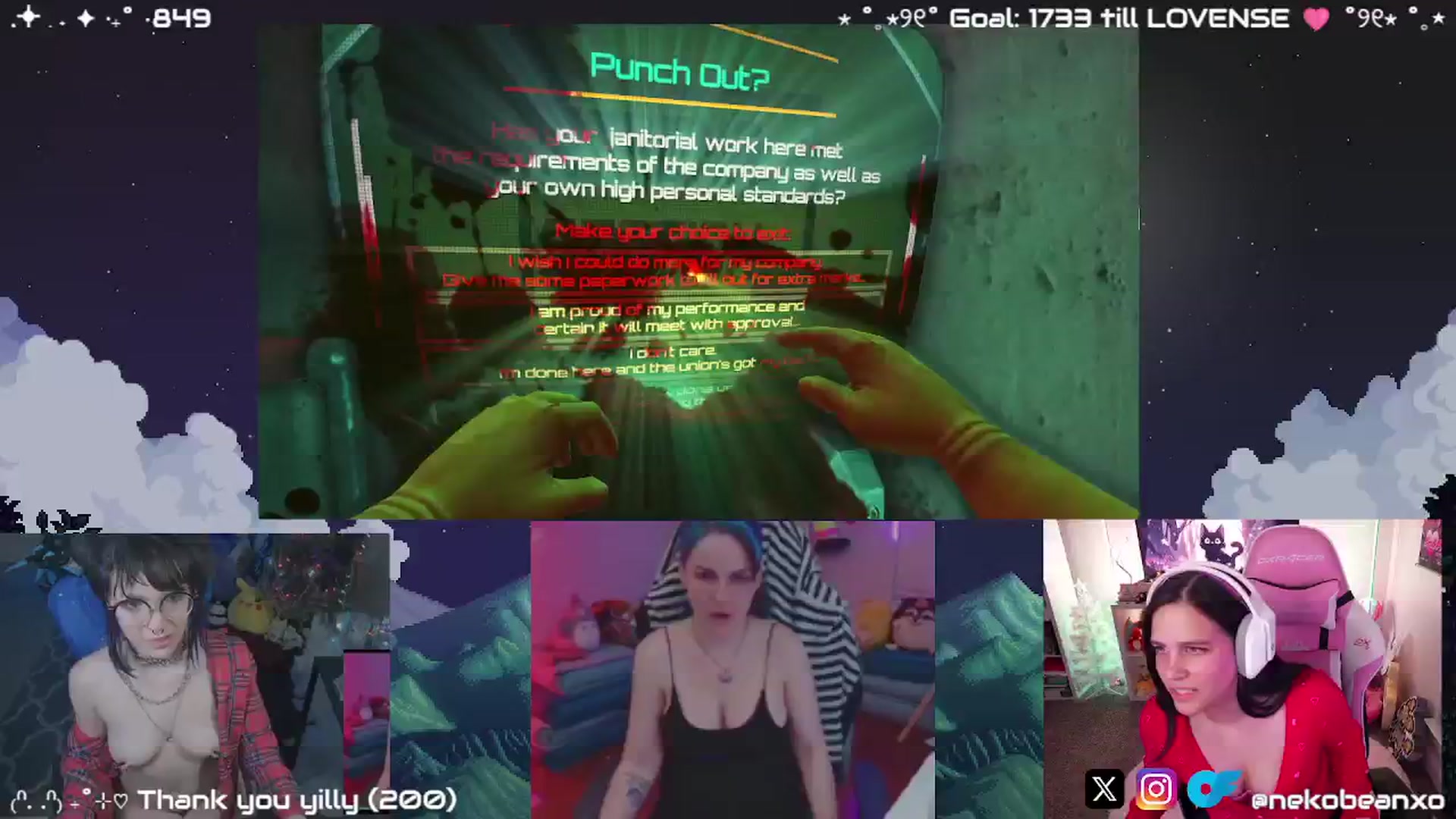 Gallery image thumbnail from Nekobeanxo's myfreecams stream on, 12/12/2024, 05:43 image 6 of 20
