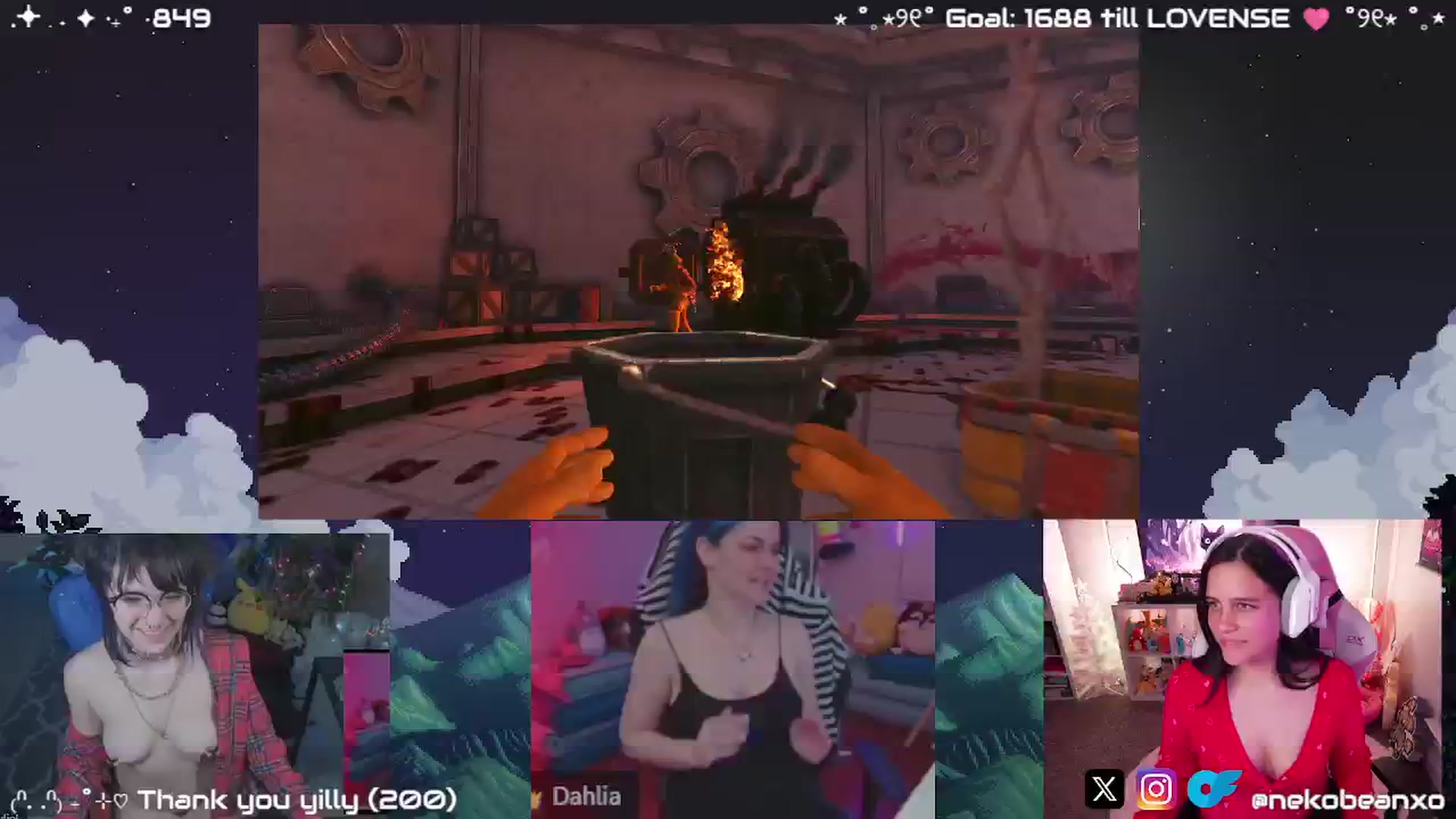 Gallery image thumbnail from Nekobeanxo's myfreecams stream on, 12/12/2024, 05:43 image 7 of 20