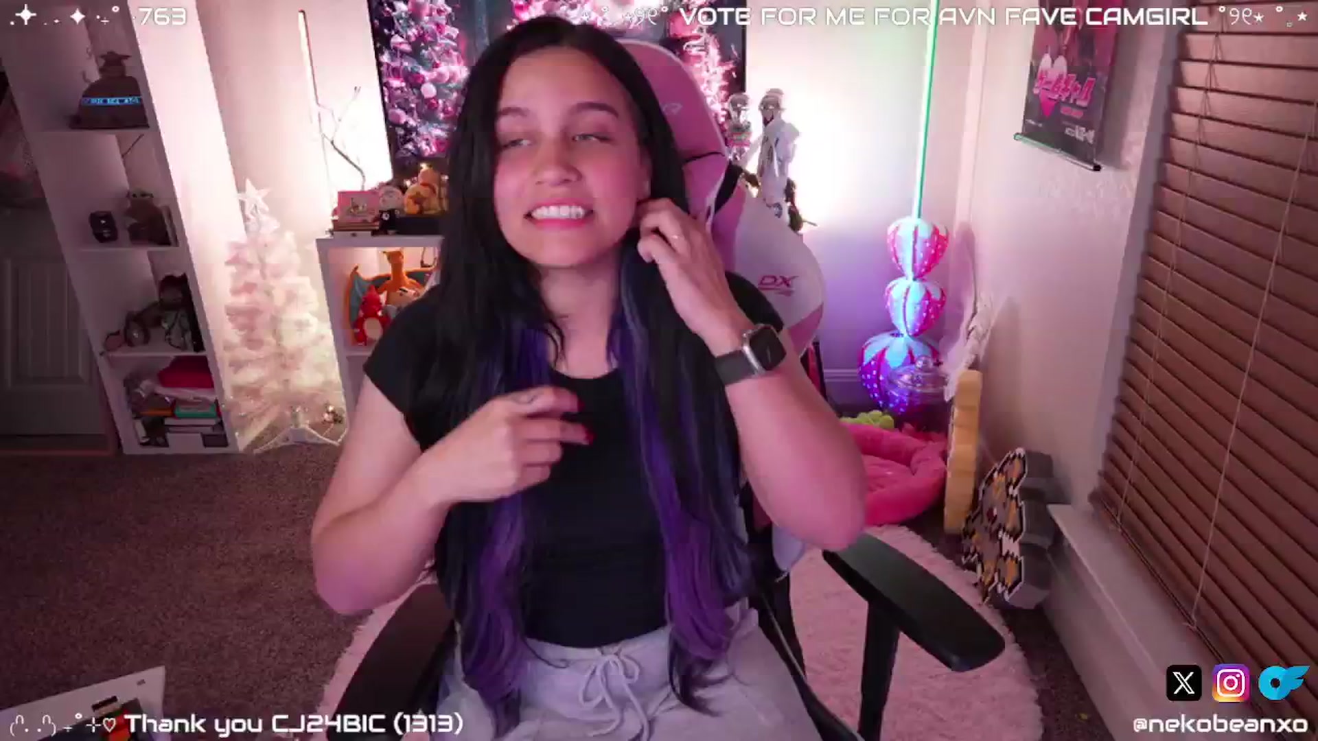 Gallery image thumbnail from Nekobeanxo's myfreecams stream on, 12/17/2024, 07:40 image 2 of 20