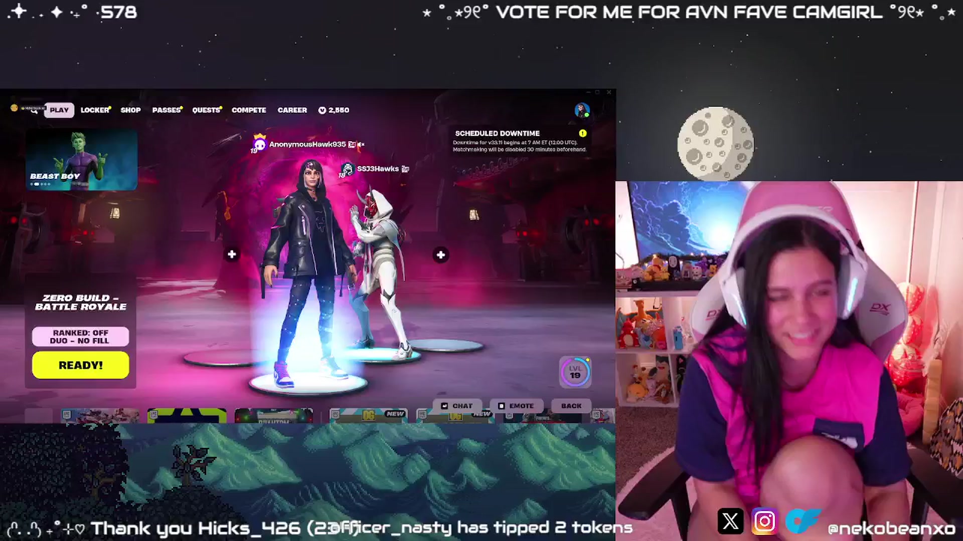 Gallery image thumbnail from Nekobeanxo's myfreecams stream on, 12/18/2024, 07:38 image 11 of 20