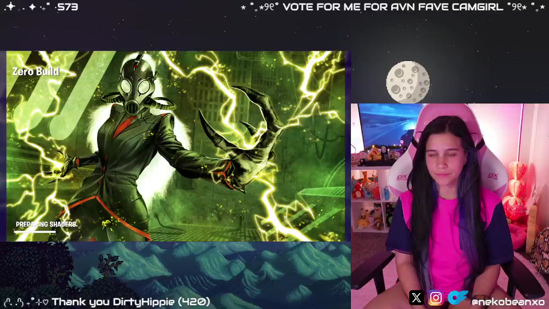 Gallery image thumbnail from Nekobeanxo's myfreecams stream on, 12/18/2024, 07:38 image 19 of 20