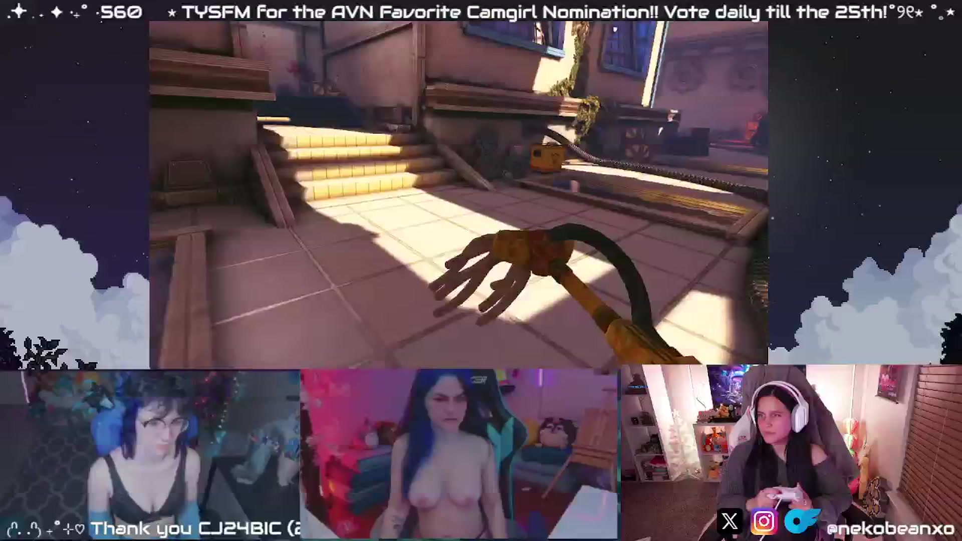 Gallery image thumbnail from Nekobeanxo's myfreecams stream on, 12/19/2024, 07:17 image 8 of 20