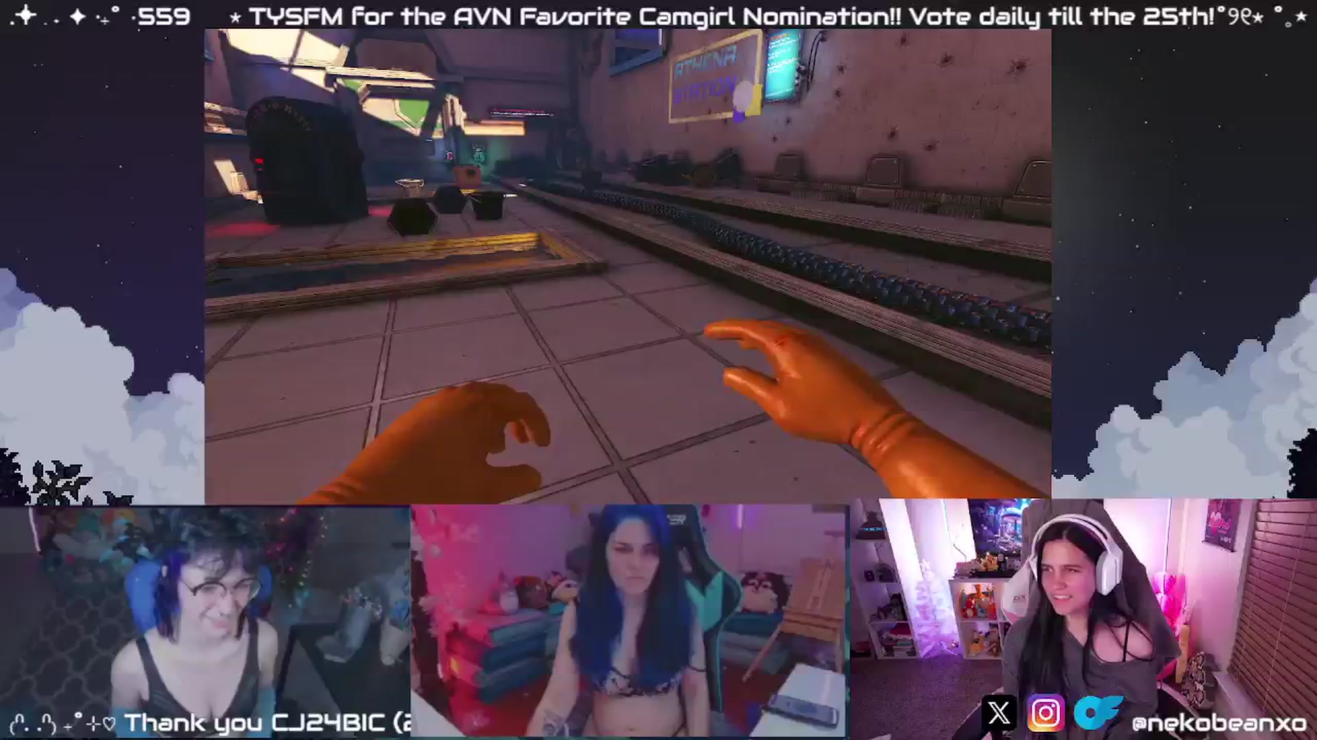 Gallery image thumbnail from Nekobeanxo's myfreecams stream on, 12/19/2024, 07:17 image 7 of 20