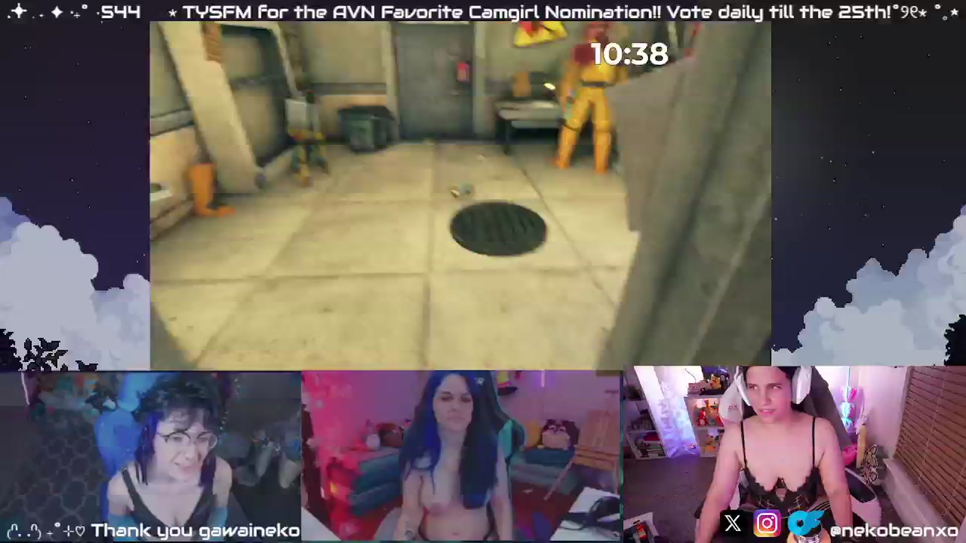 Gallery image thumbnail from Nekobeanxo's myfreecams stream on, 12/19/2024, 07:17 image 13 of 20