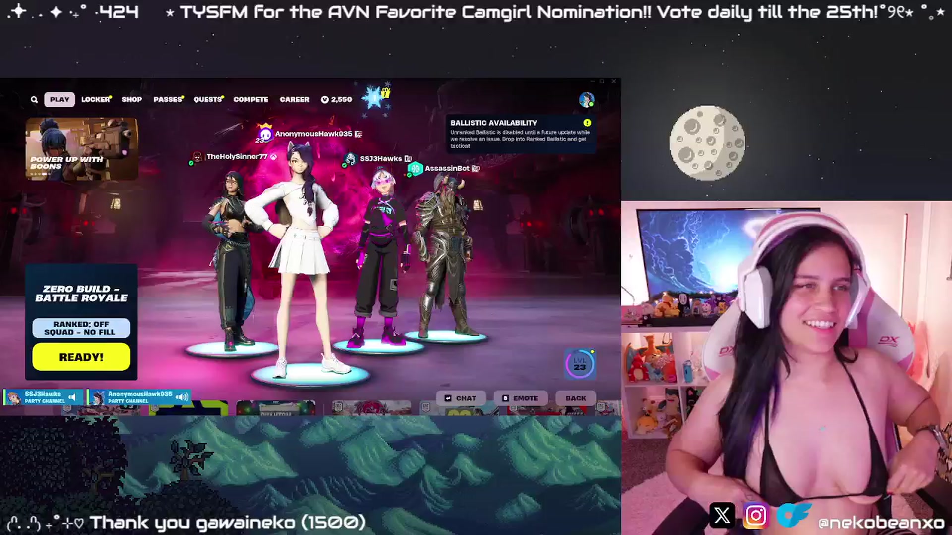 Gallery image thumbnail from Nekobeanxo's myfreecams stream on, 12/21/2024, 09:45 image 16 of 20