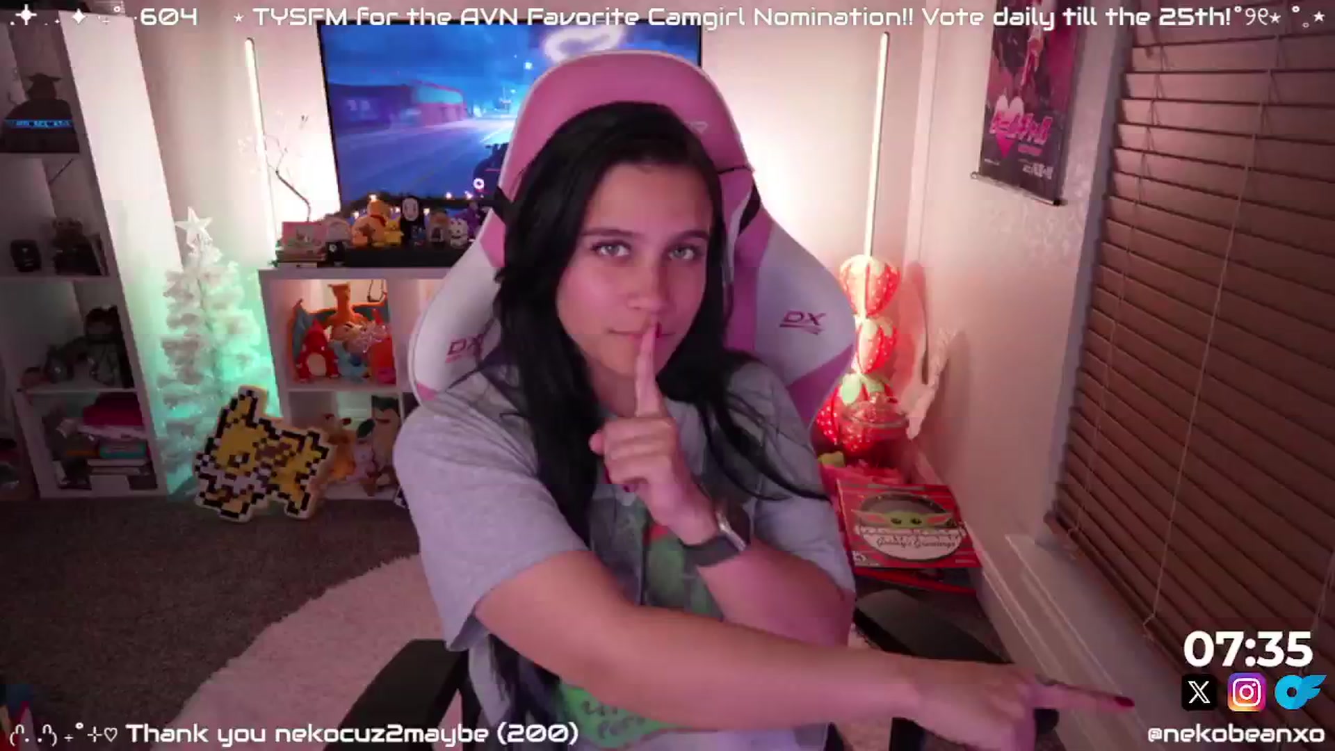 Gallery image thumbnail from Nekobeanxo's myfreecams stream on, 12/28/2024, 07:20 image 2 of 20