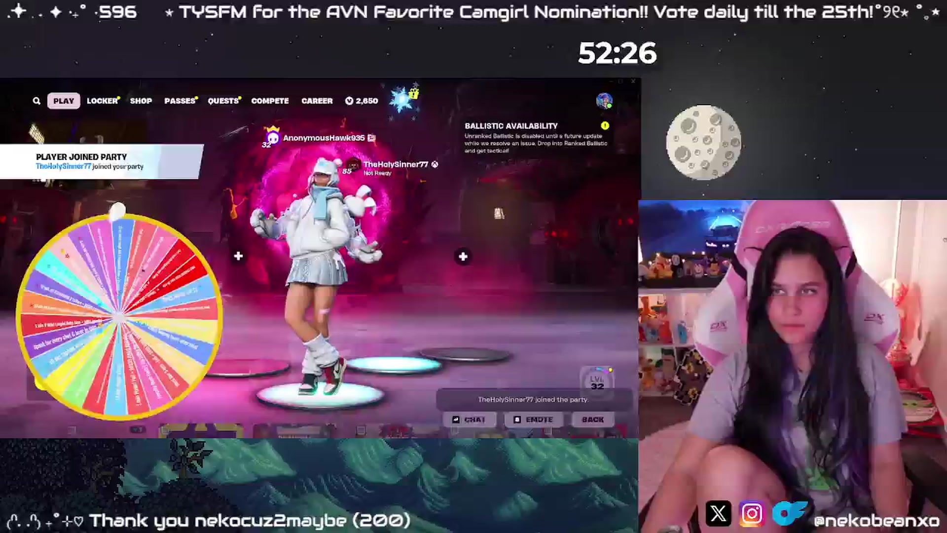 Gallery image thumbnail from Nekobeanxo's myfreecams stream on, 12/28/2024, 07:20 image 8 of 20