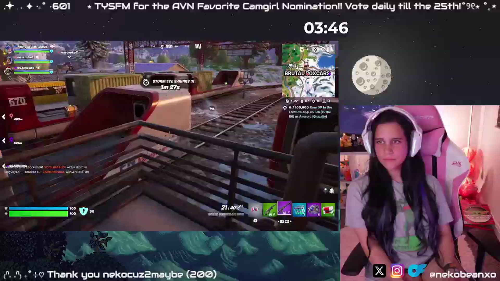 Gallery image thumbnail from Nekobeanxo's myfreecams stream on, 12/28/2024, 07:20 image 13 of 20