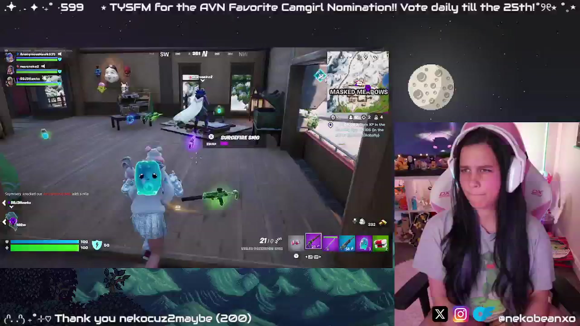 Gallery image thumbnail from Nekobeanxo's myfreecams stream on, 12/28/2024, 07:20 image 15 of 20