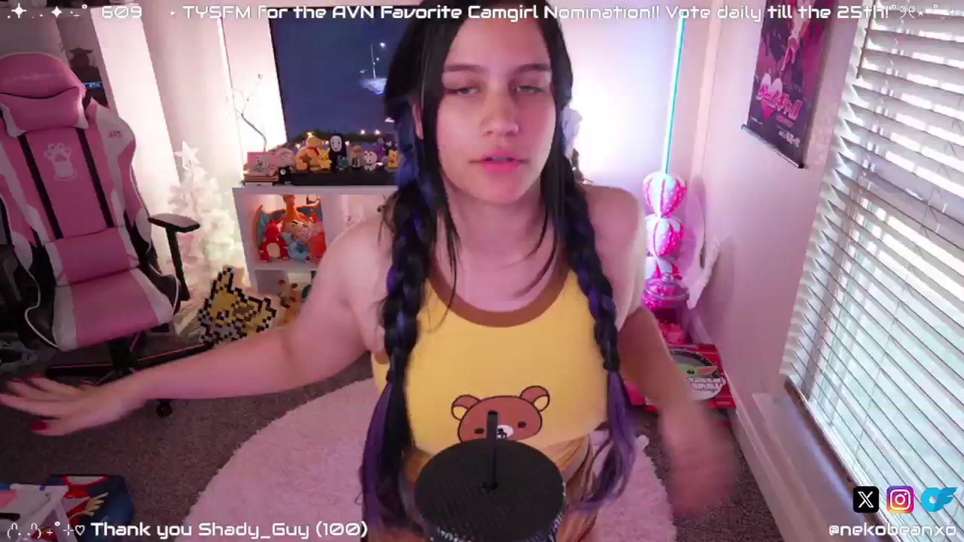 Gallery image thumbnail from Nekobeanxo's myfreecams stream on, 12/28/2024, 20:34 image 14 of 20