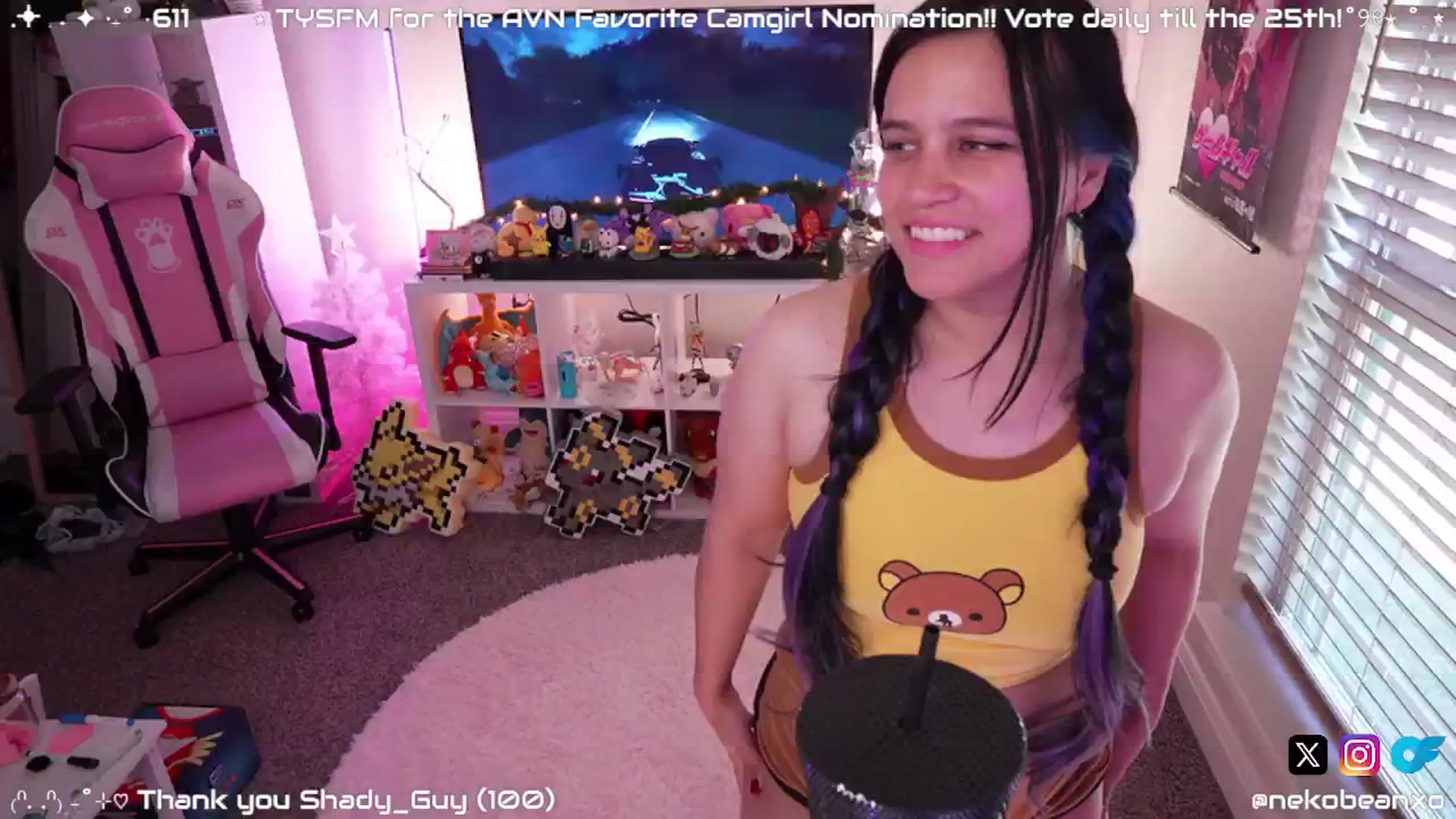 Gallery image thumbnail from Nekobeanxo's myfreecams stream on, 12/28/2024, 20:34 image 8 of 20