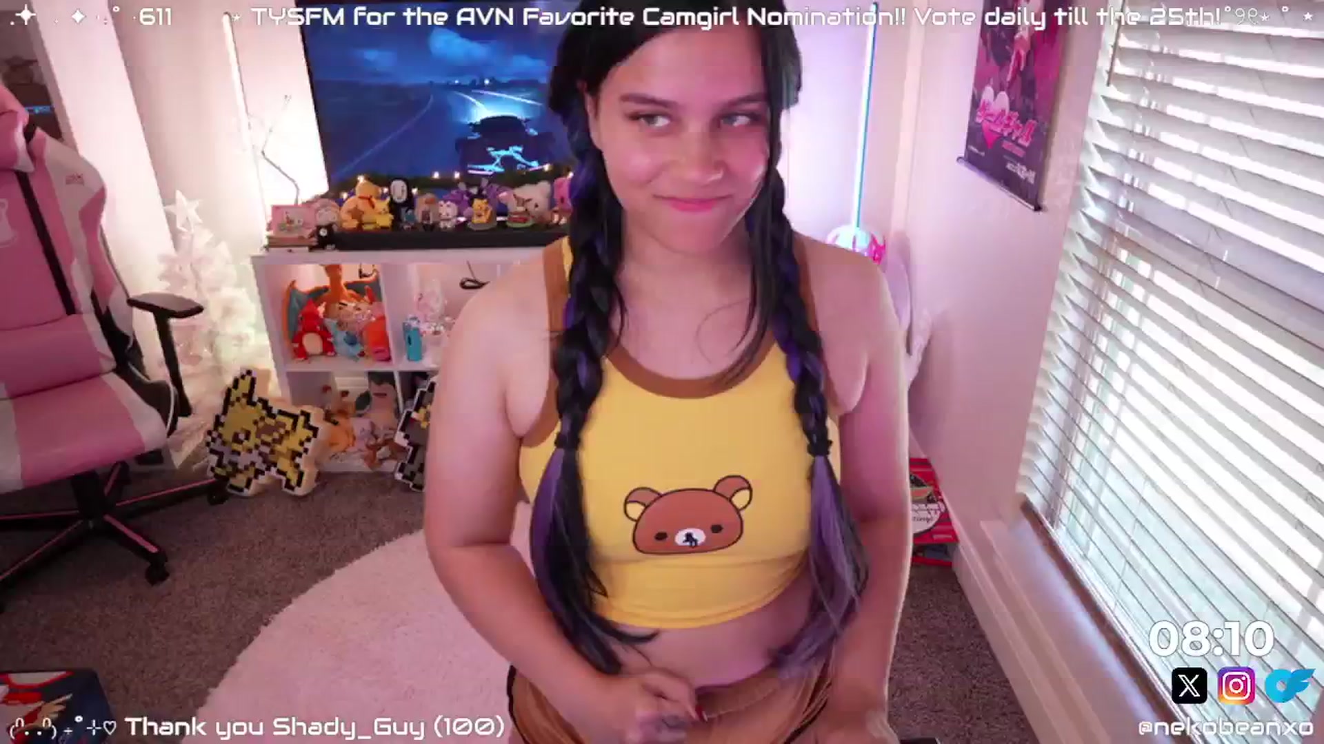 Gallery image thumbnail from Nekobeanxo's myfreecams stream on, 12/28/2024, 20:34 image 7 of 20