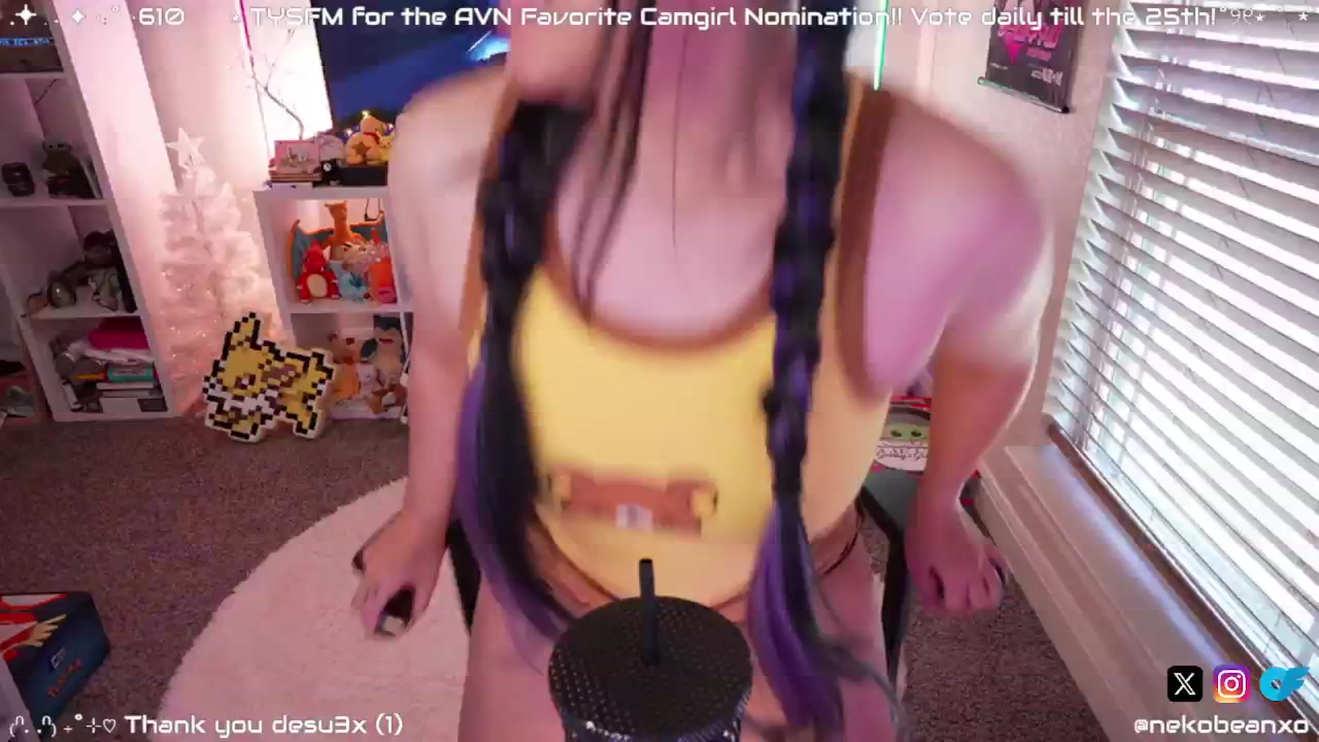 Gallery image thumbnail from Nekobeanxo's myfreecams stream on, 12/28/2024, 20:34 image 4 of 20