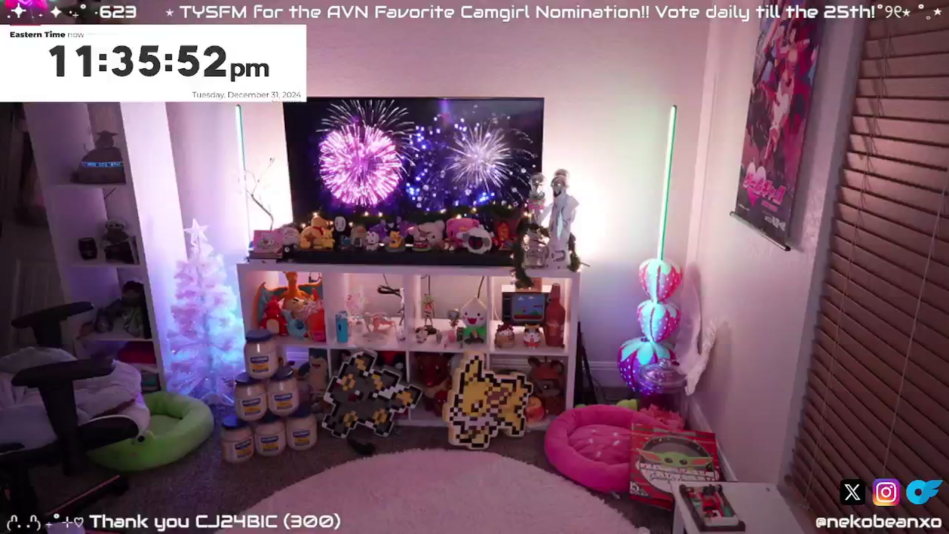 Gallery image thumbnail from Nekobeanxo's myfreecams stream on, 01/01/2025, 06:19 image 8 of 20