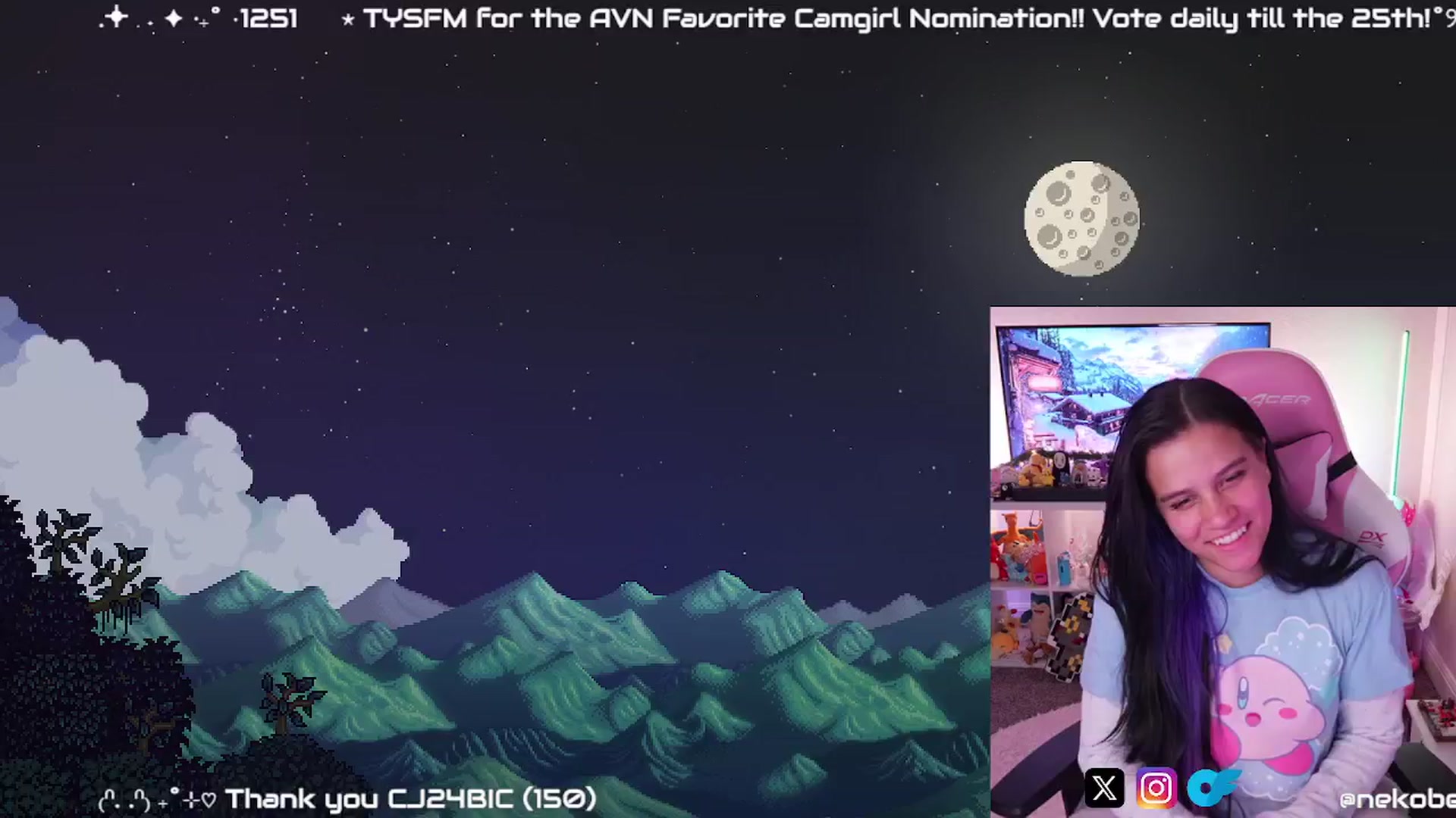 Gallery image thumbnail from Nekobeanxo's myfreecams stream on, 01/02/2025, 07:20 image 3 of 20
