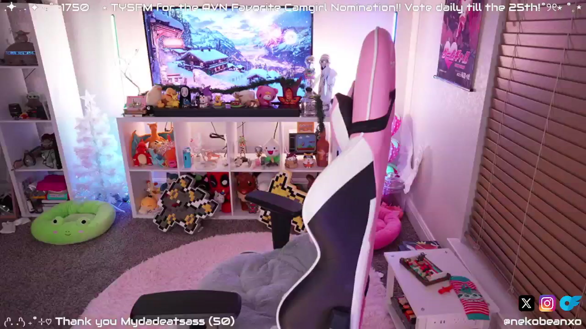 Gallery image thumbnail from Nekobeanxo's myfreecams stream on, 01/03/2025, 06:09 image 5 of 20