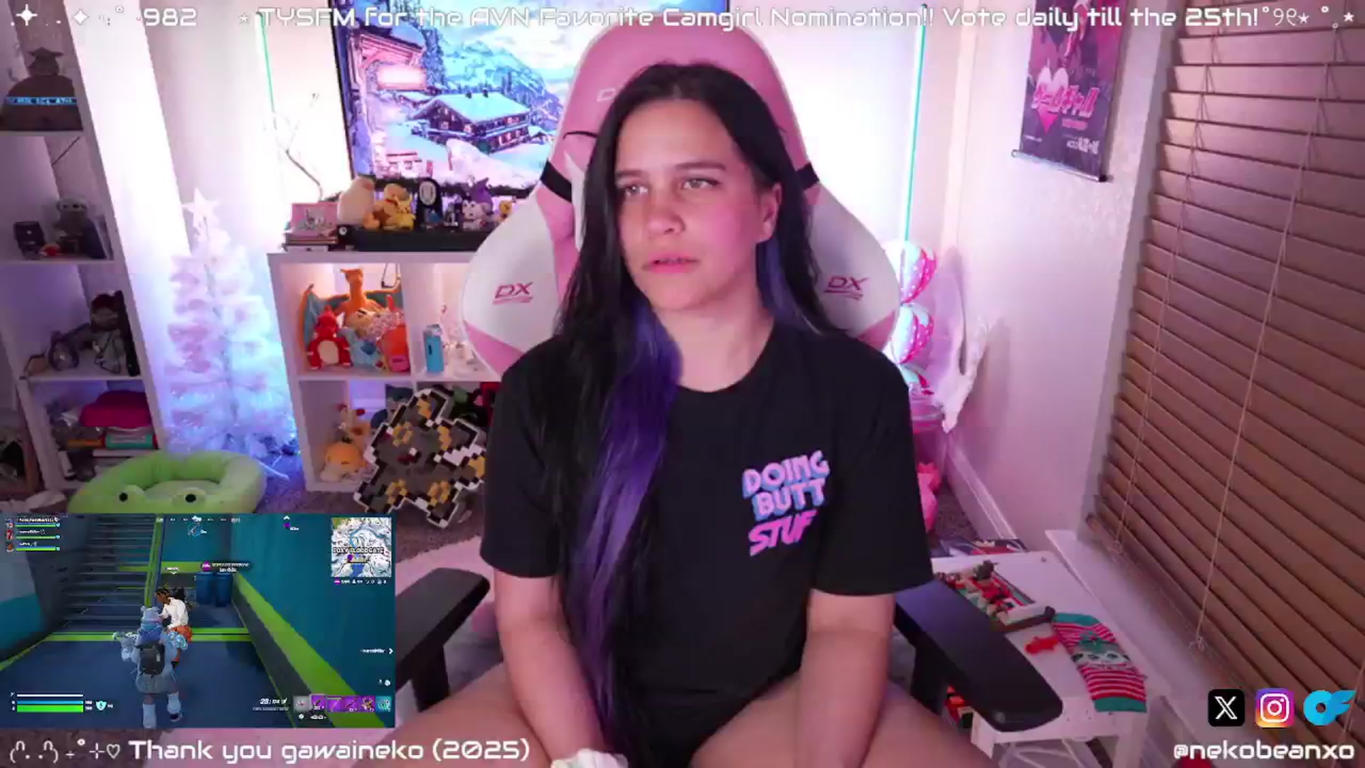 Gallery image thumbnail from Nekobeanxo's myfreecams stream on, 01/03/2025, 06:09 image 19 of 20