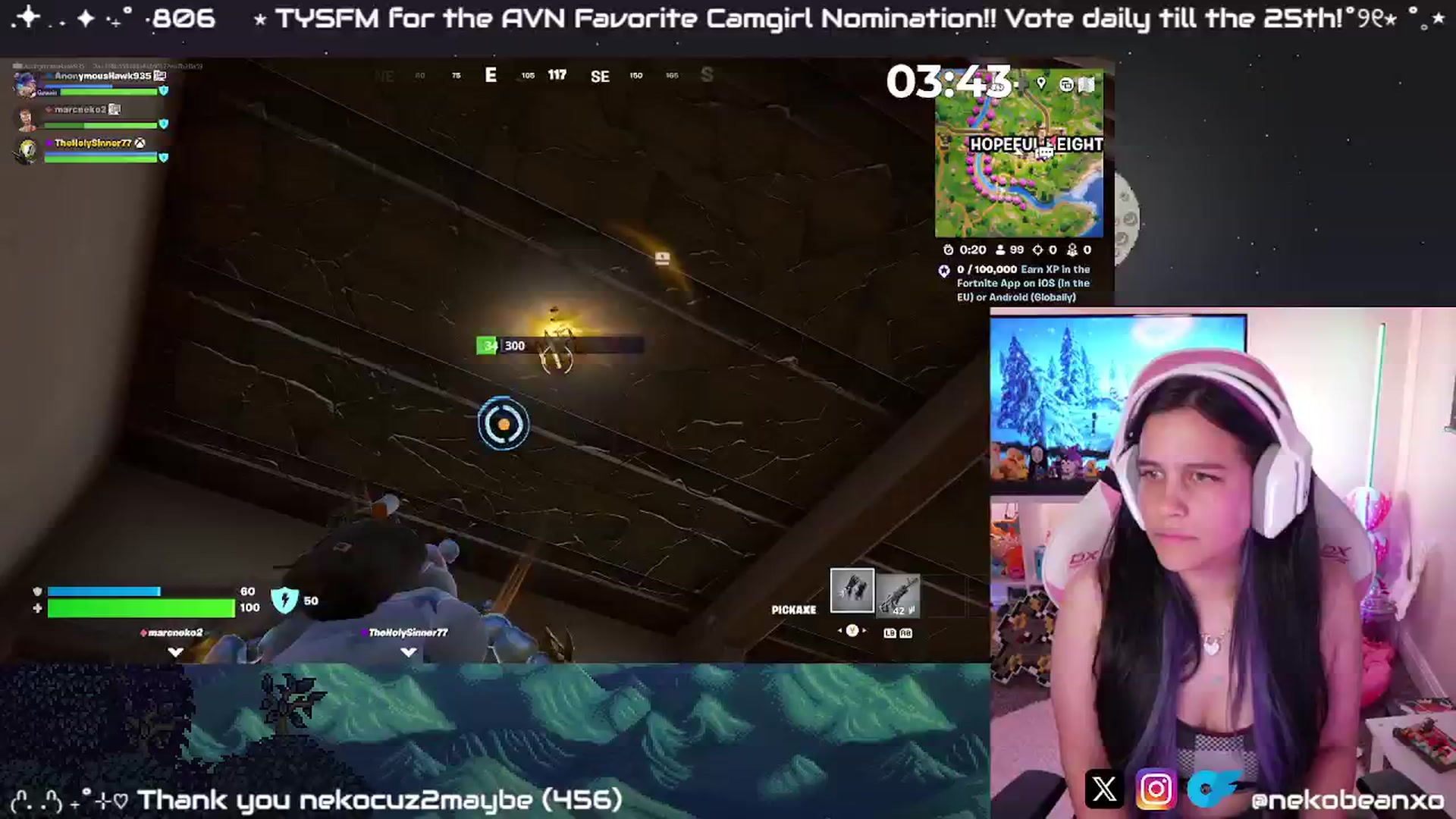 Gallery image thumbnail from Nekobeanxo's myfreecams stream on, 01/04/2025, 07:19 image 18 of 20