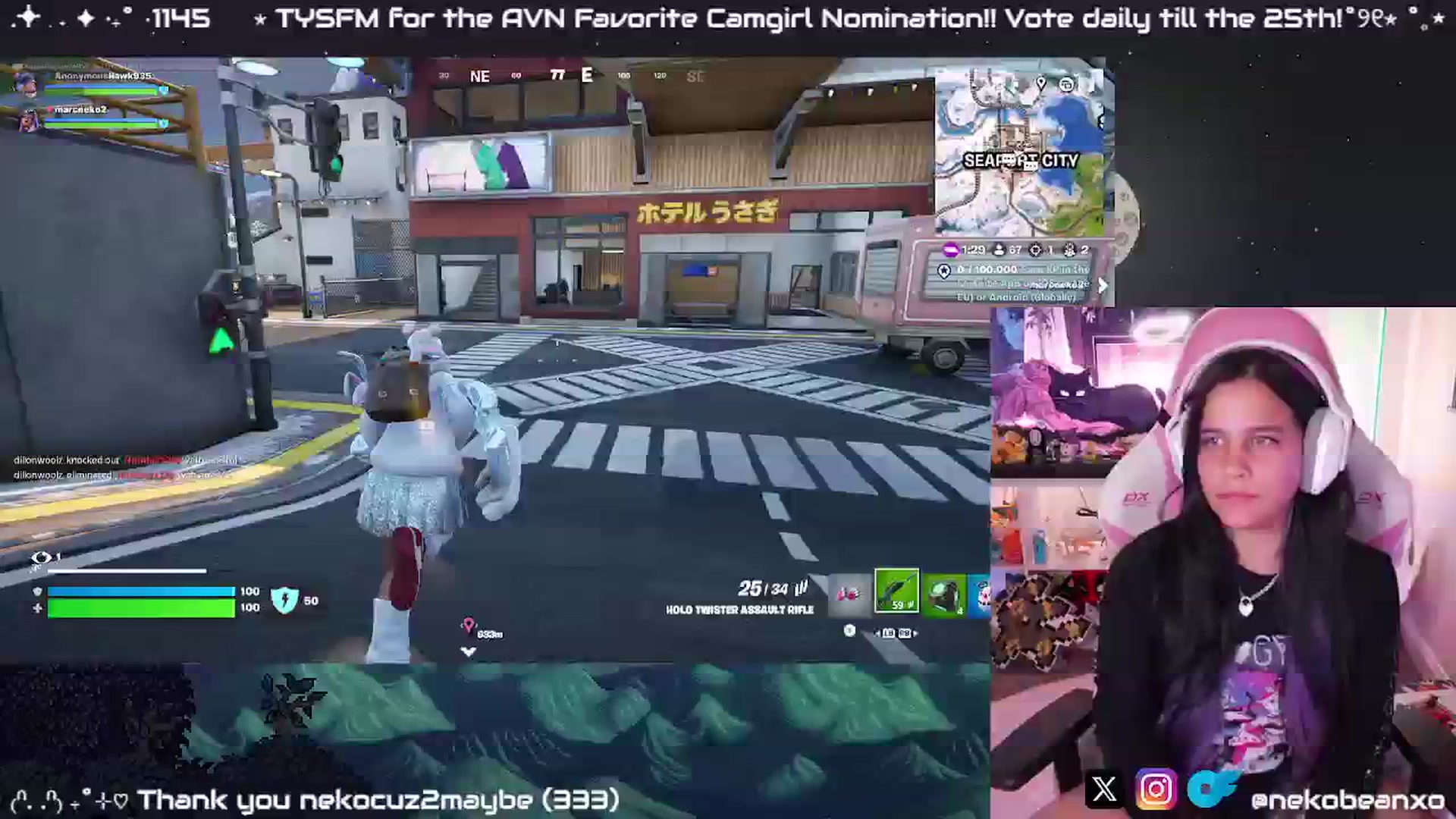 Gallery image thumbnail from Nekobeanxo's myfreecams stream on, 01/04/2025, 07:19 image 5 of 20