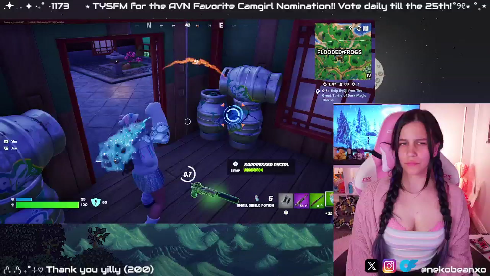 Gallery image thumbnail from Nekobeanxo's myfreecams stream on, 01/06/2025, 06:29 image 18 of 20
