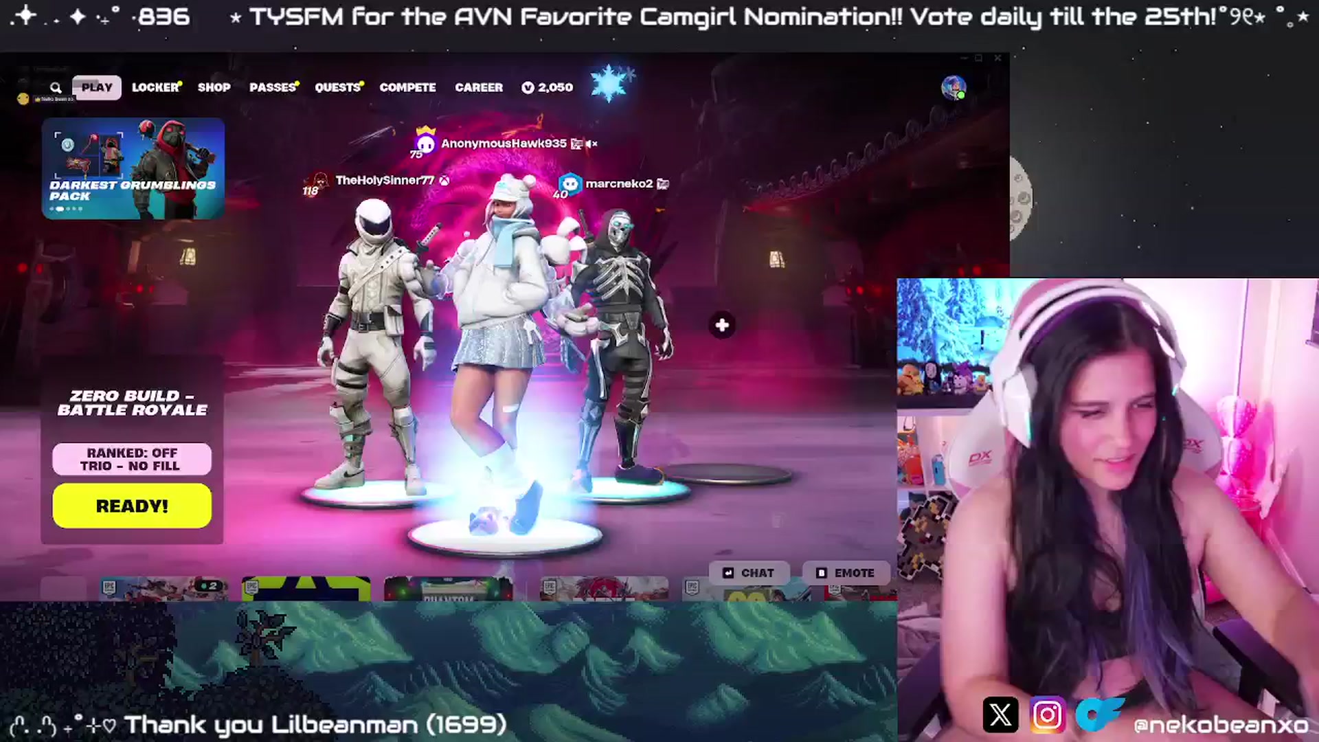 Gallery image thumbnail from Nekobeanxo's myfreecams stream on, 01/07/2025, 04:00 image 16 of 20