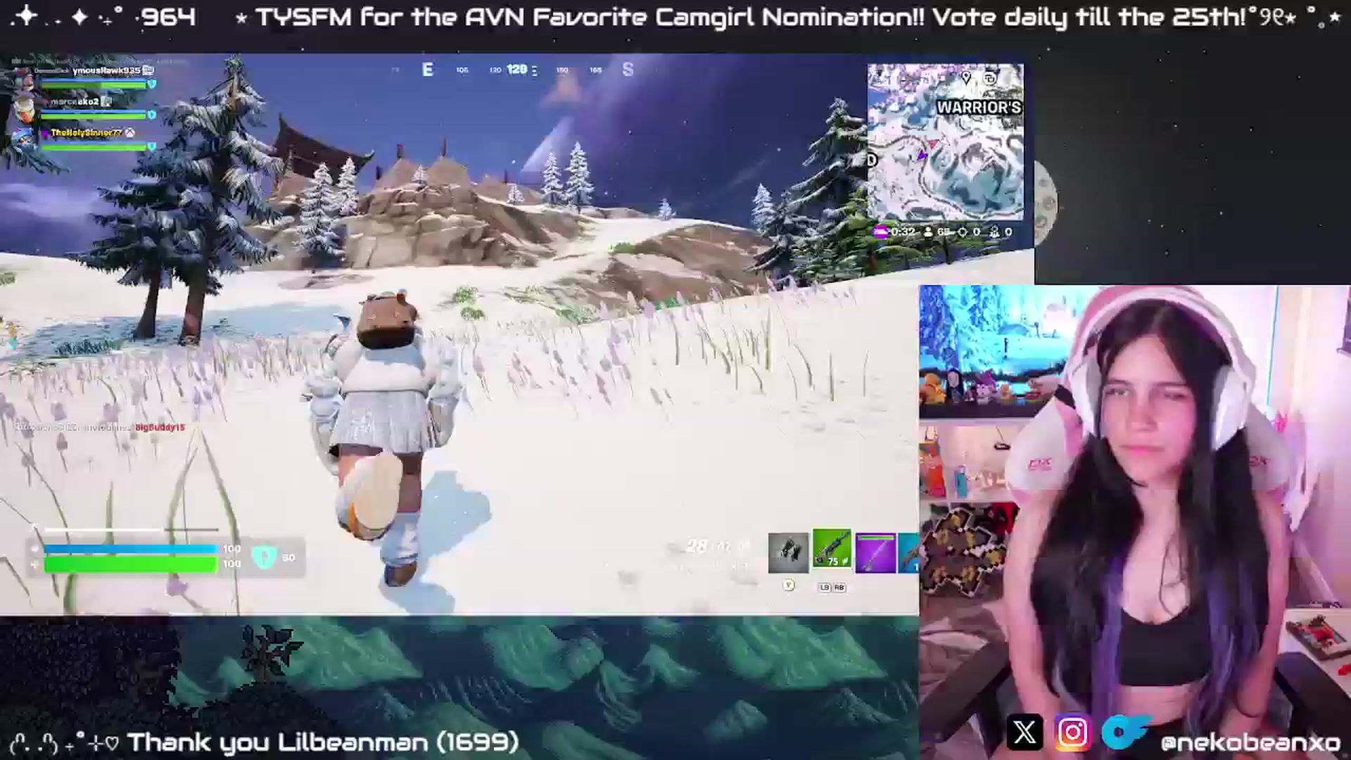 Gallery image thumbnail from Nekobeanxo's myfreecams stream on, 01/07/2025, 04:00 image 10 of 20