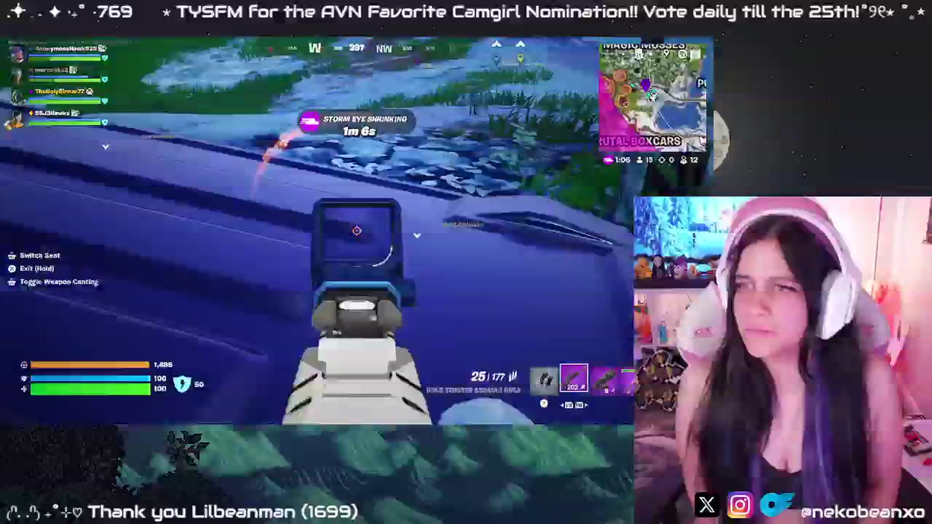 Gallery image thumbnail from Nekobeanxo's myfreecams stream on, 01/07/2025, 07:30 image 9 of 20