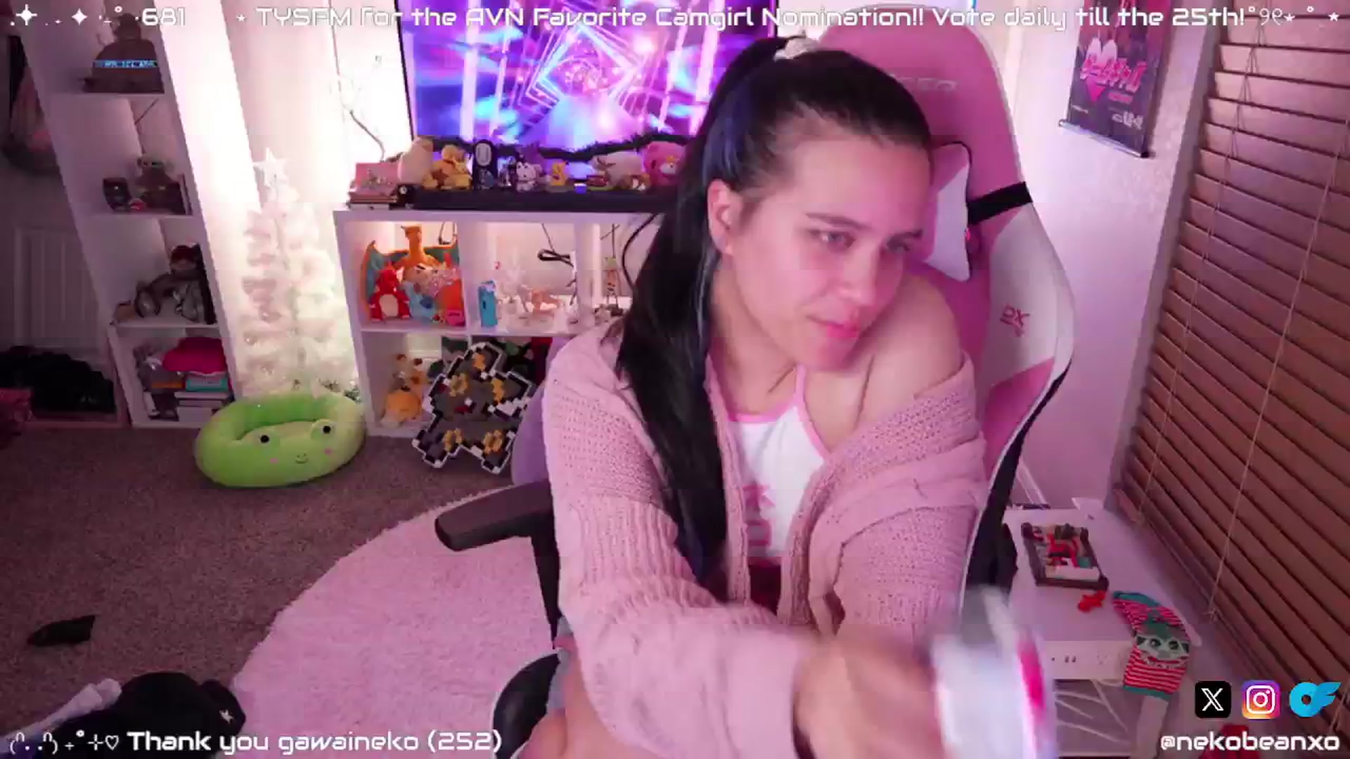 Gallery image thumbnail from Nekobeanxo's myfreecams stream on, 01/10/2025, 08:25 image 20 of 20