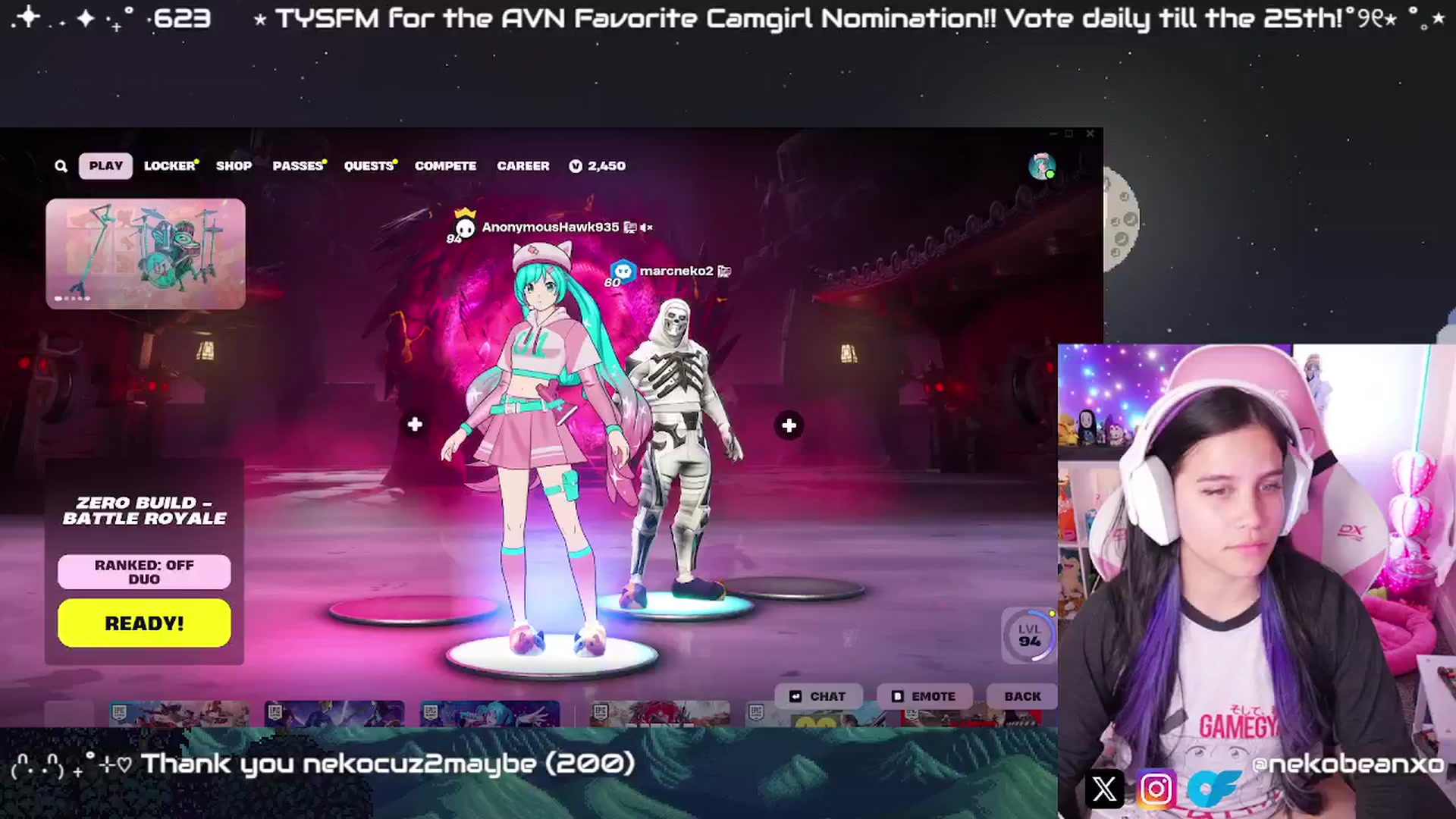 Gallery image thumbnail from Nekobeanxo's myfreecams stream on, 01/15/2025, 03:38 image 2 of 20