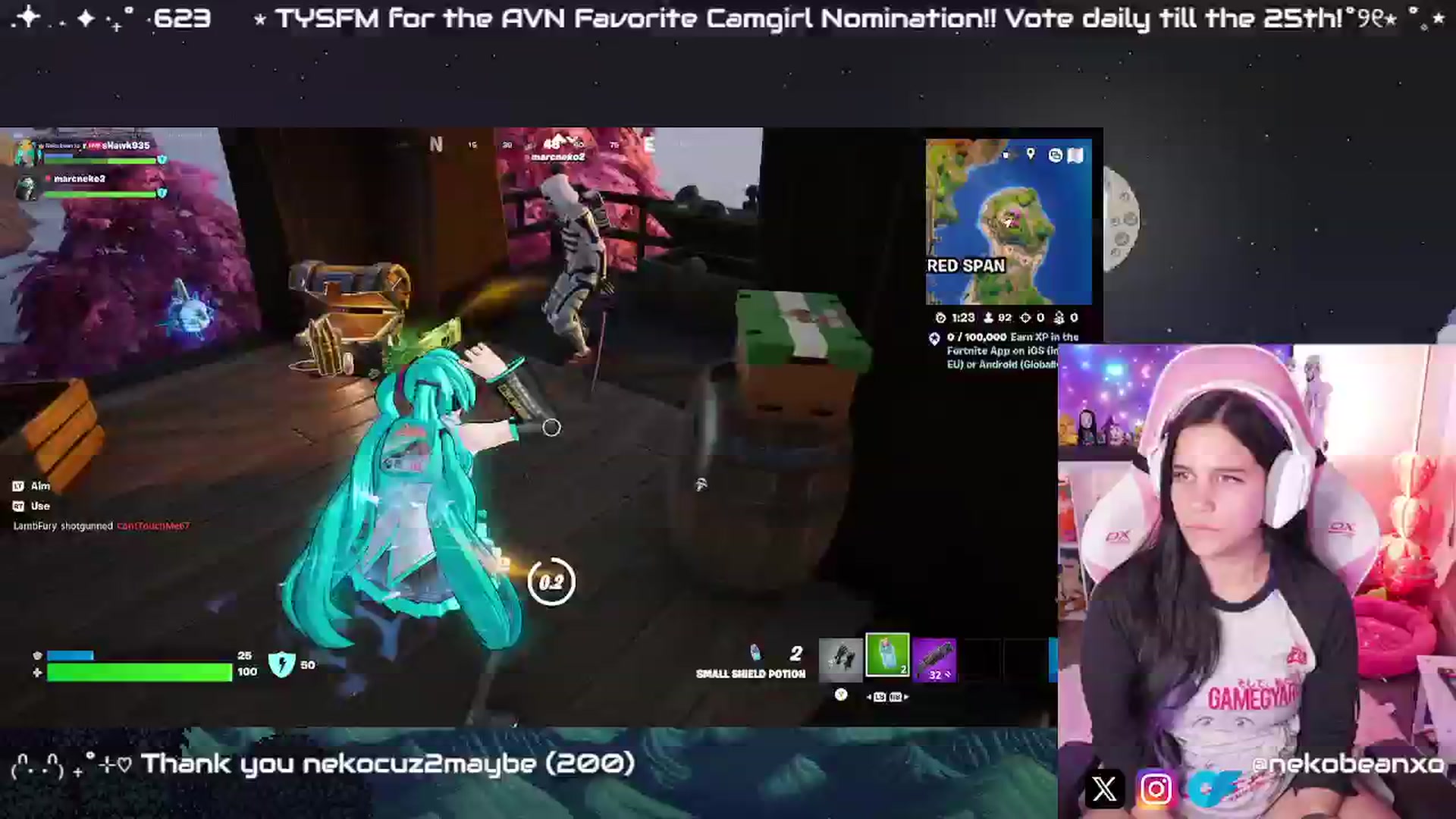 Gallery image thumbnail from Nekobeanxo's myfreecams stream on, 01/15/2025, 03:38 image 5 of 20