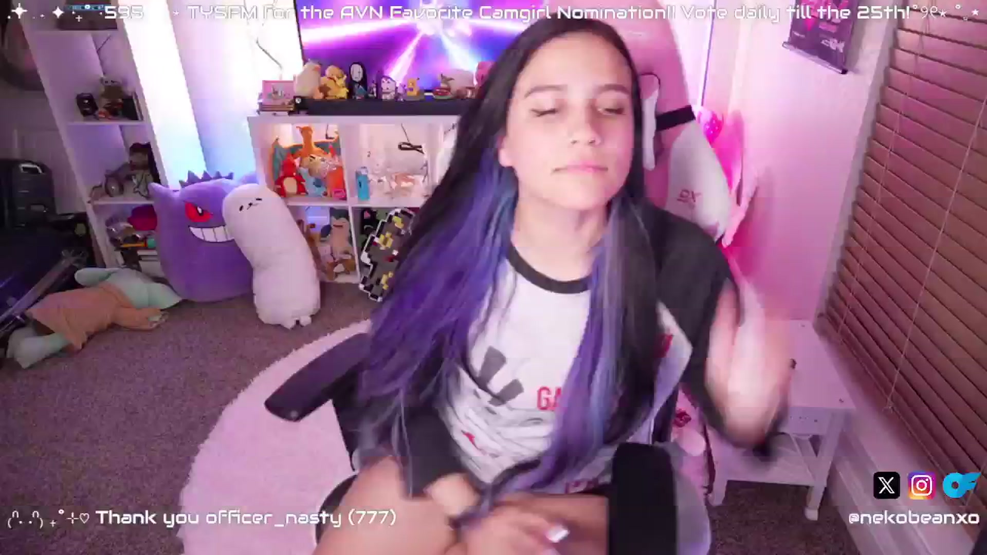 Gallery image thumbnail from Nekobeanxo's myfreecams stream on, 01/15/2025, 03:38 image 20 of 20