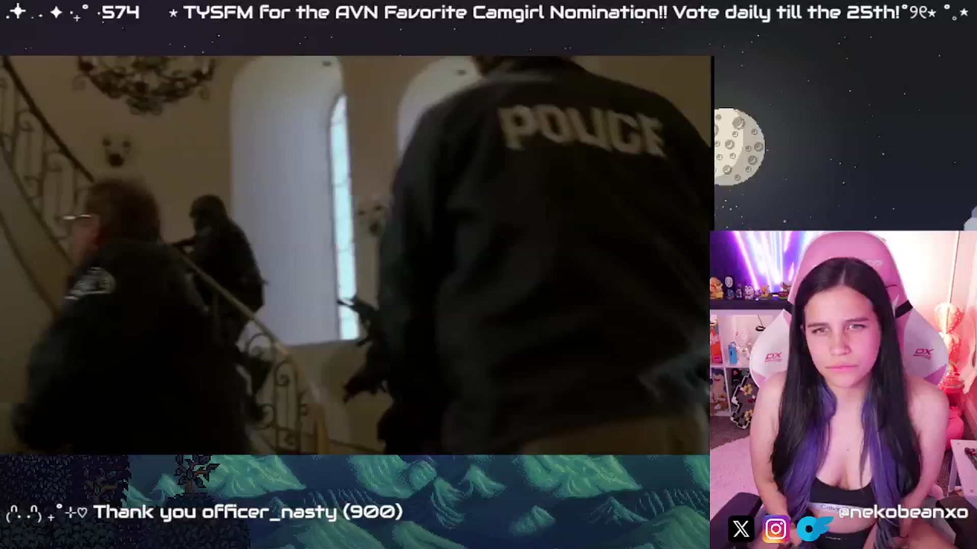 Gallery image thumbnail from Nekobeanxo's myfreecams stream on, 01/15/2025, 05:53 image 13 of 20