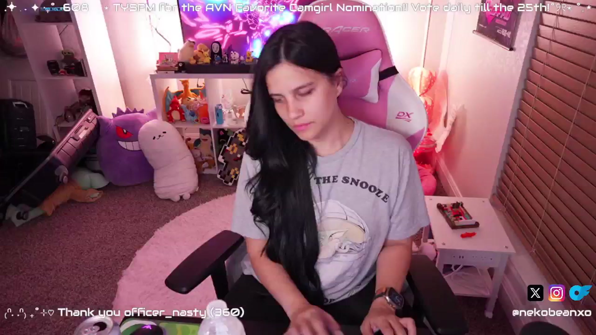 Gallery image thumbnail from Nekobeanxo's myfreecams stream on, 01/17/2025, 06:12 image 5 of 20