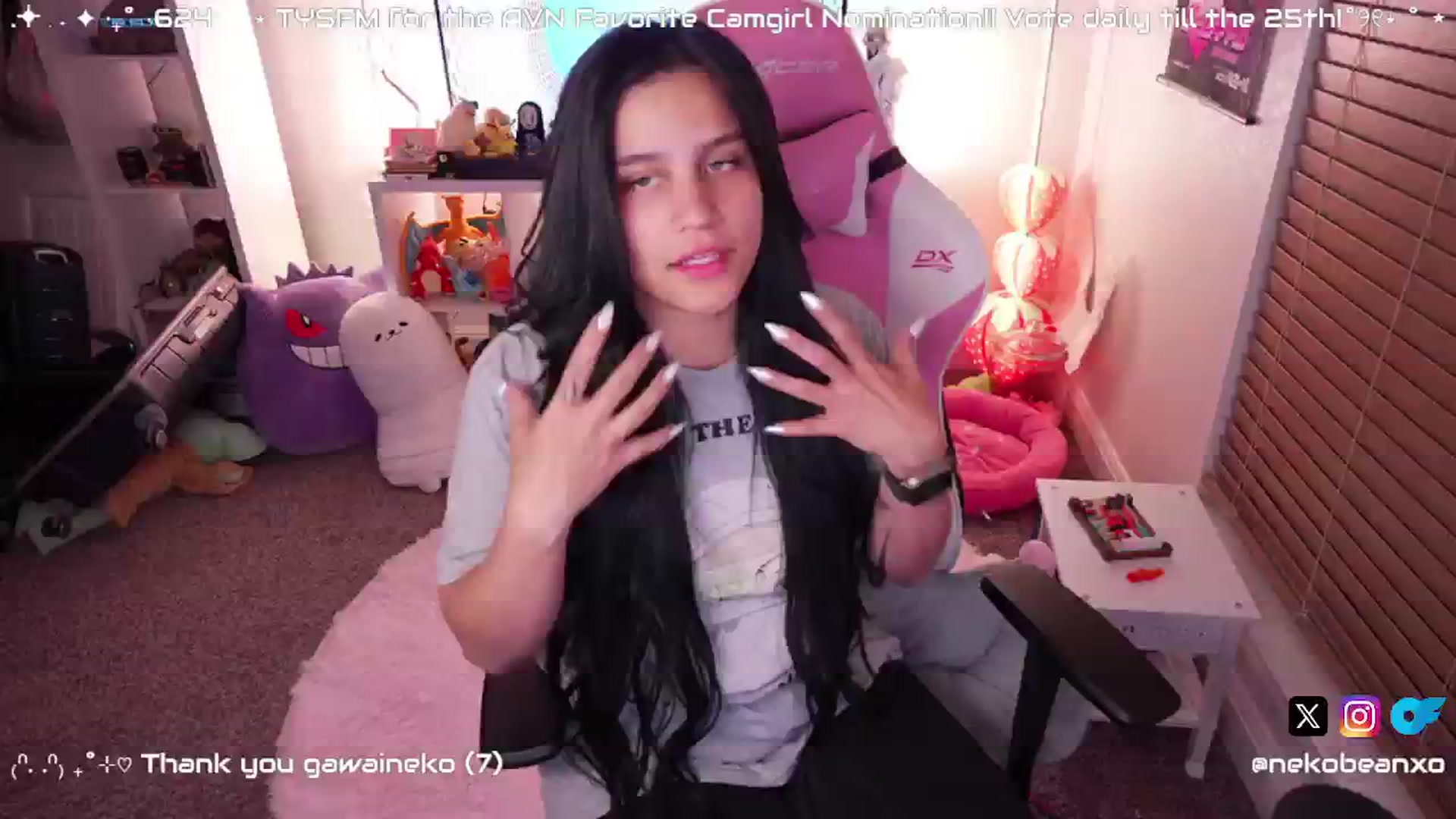 Gallery image thumbnail from Nekobeanxo's myfreecams stream on, 01/17/2025, 06:12 image 3 of 20