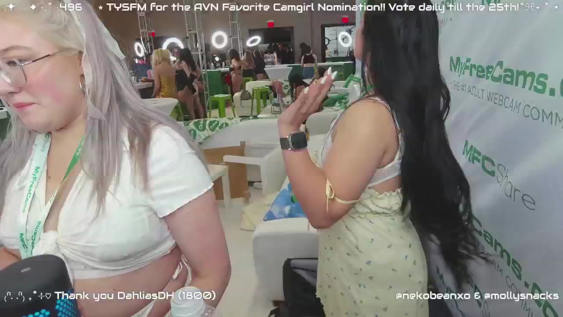 Gallery image thumbnail from Nekobeanxo's myfreecams stream on, 01/23/2025, 02:34 image 13 of 20