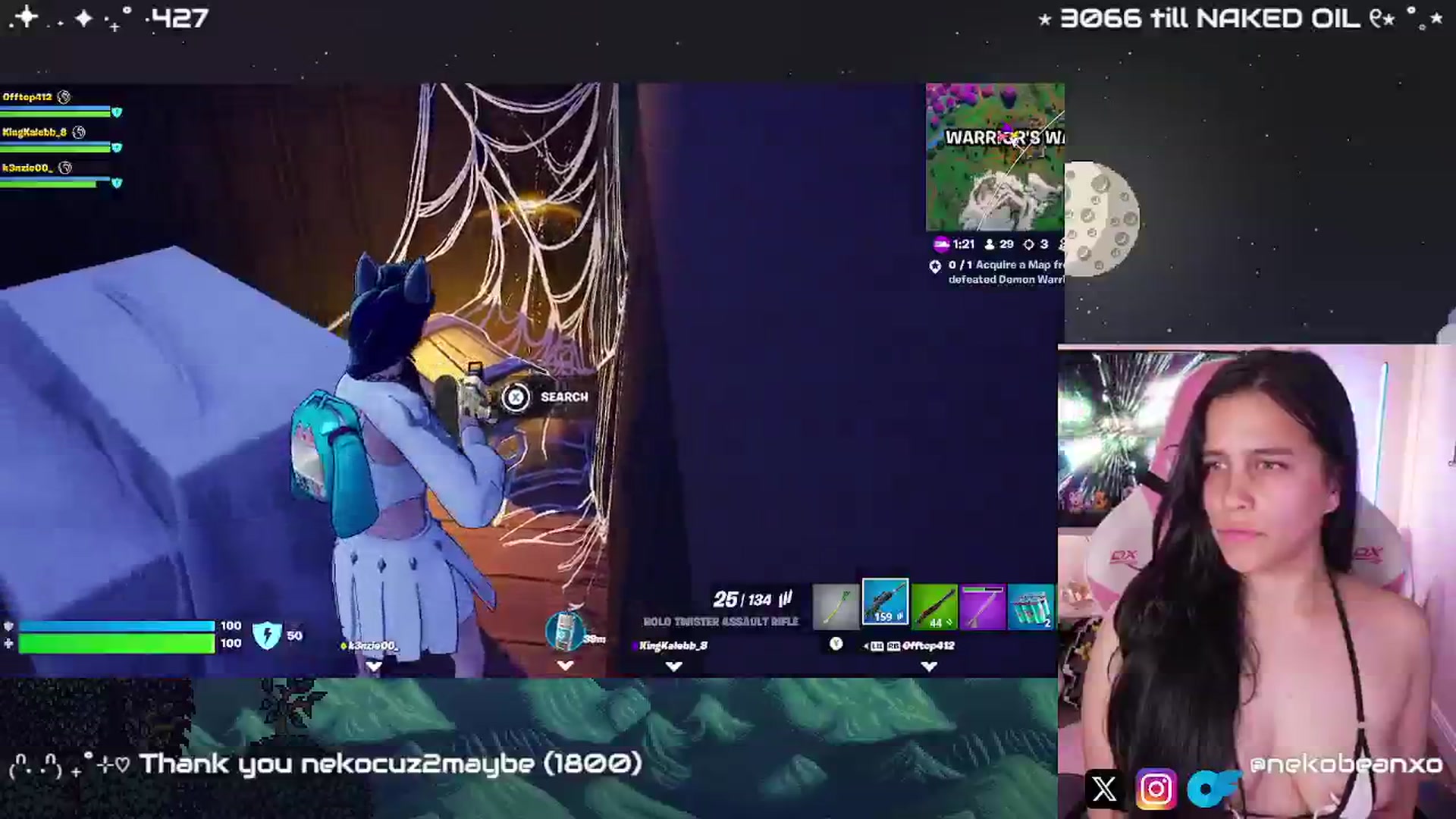 Gallery image thumbnail from Nekobeanxo's myfreecams stream on, 02/01/2025, 03:28 image 17 of 20