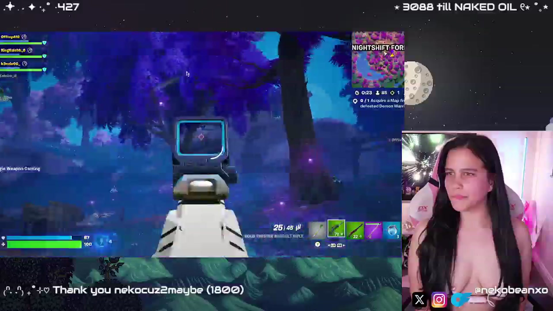 Gallery image thumbnail from Nekobeanxo's myfreecams stream on, 02/01/2025, 03:28 image 16 of 20
